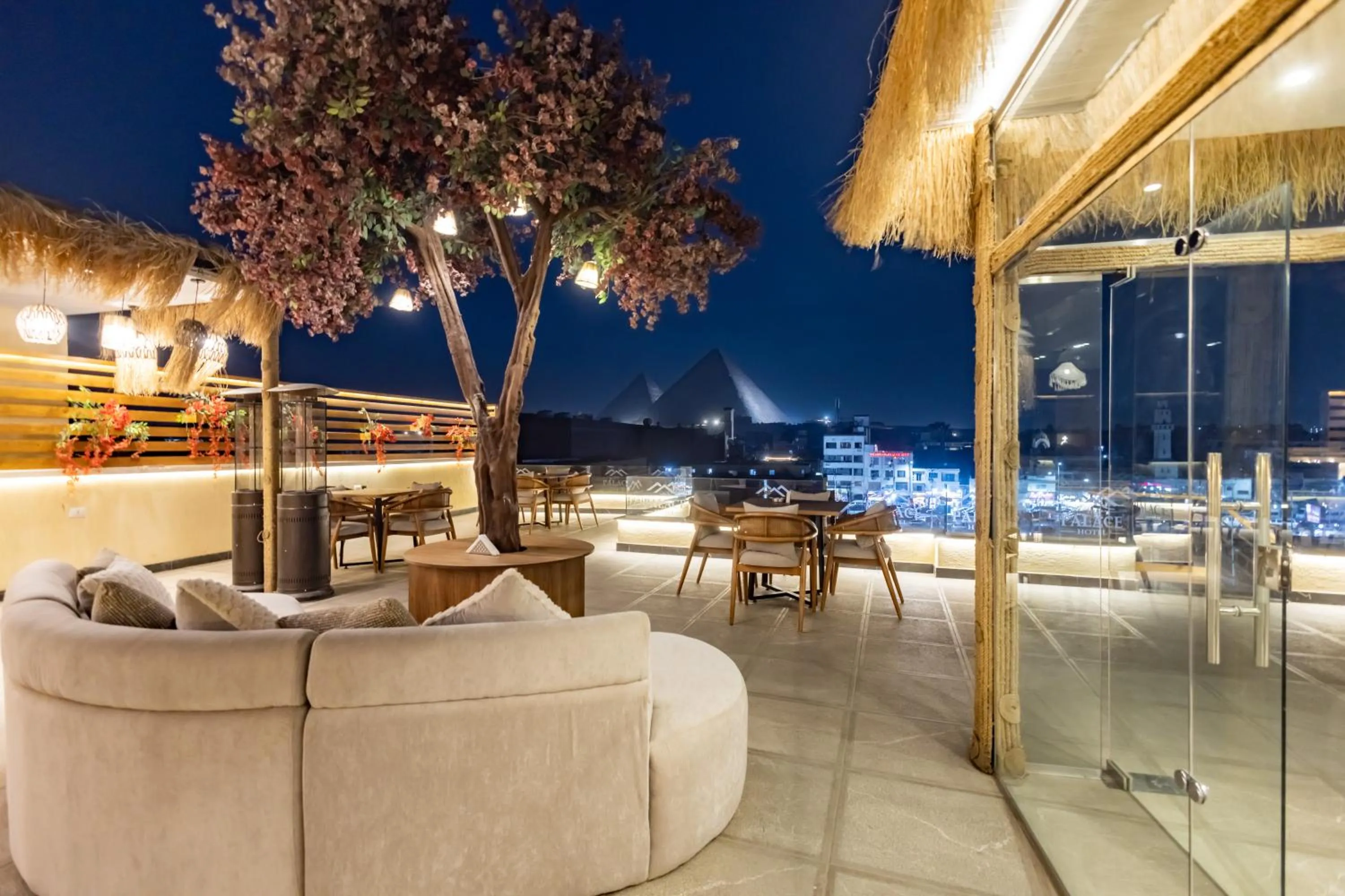 Property building in The Palace Pyramids View Hotel