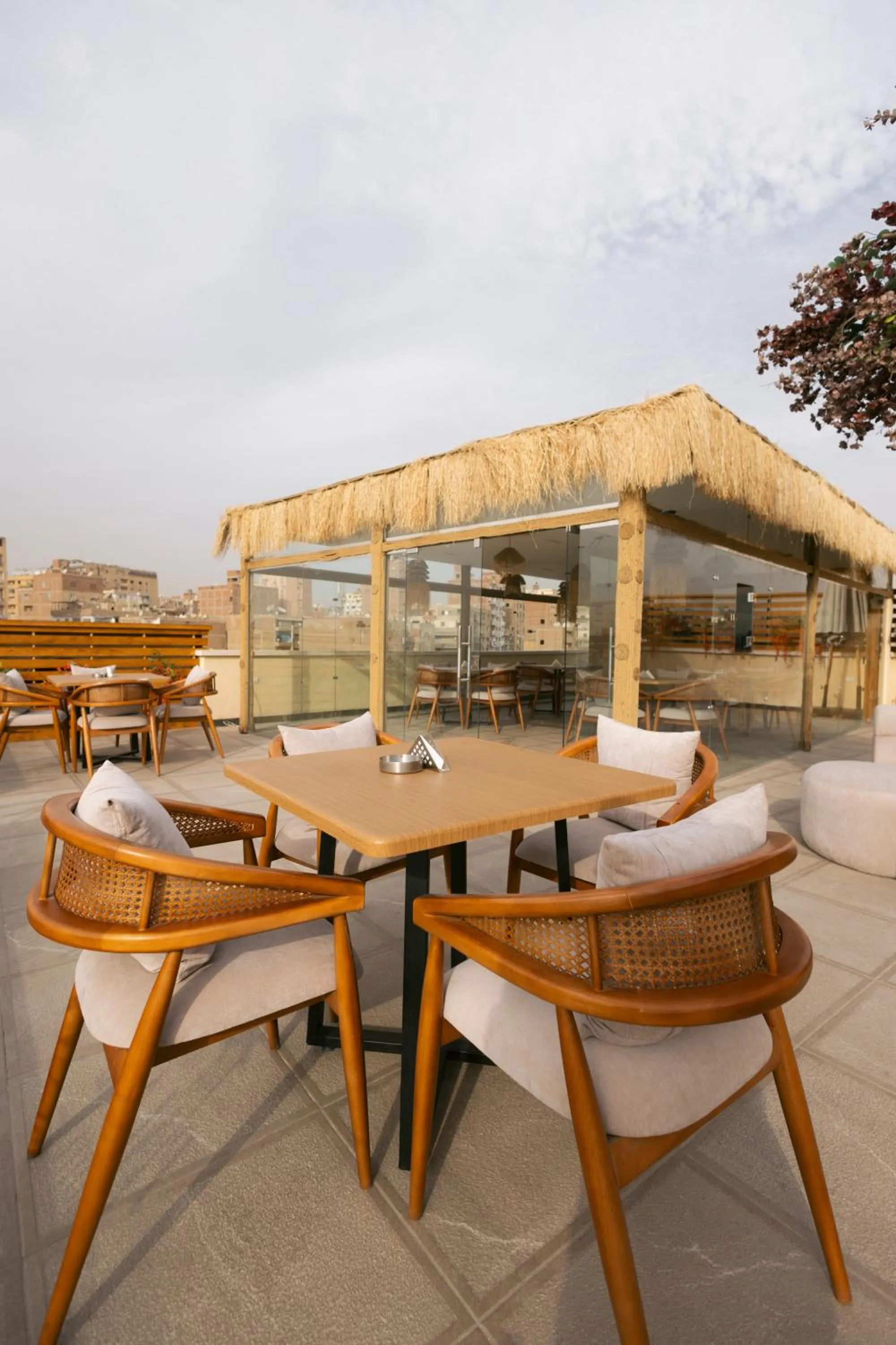 Dining area in The Palace Pyramids View Hotel