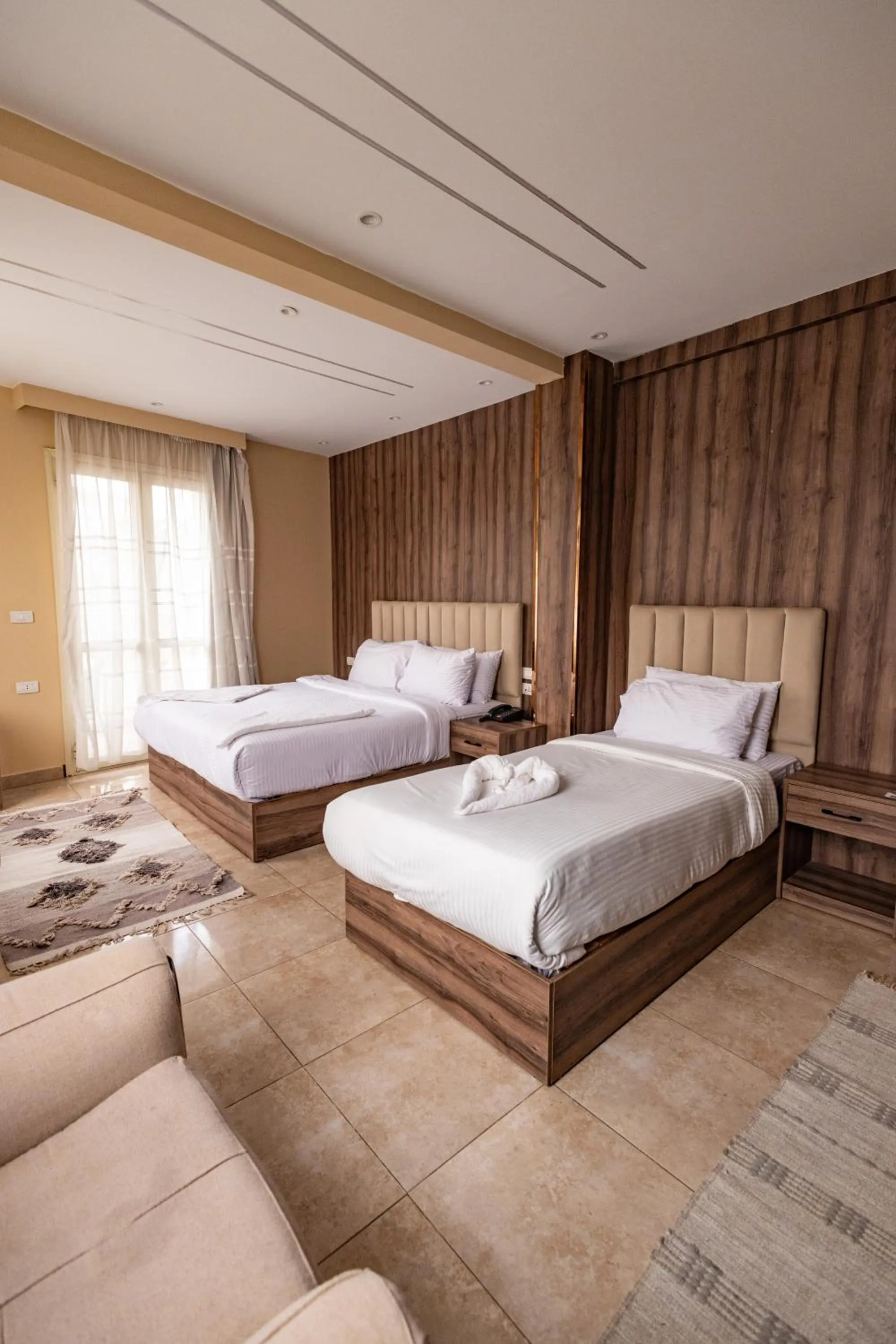 Photo of the whole room, Bed in The Palace Pyramids View Hotel