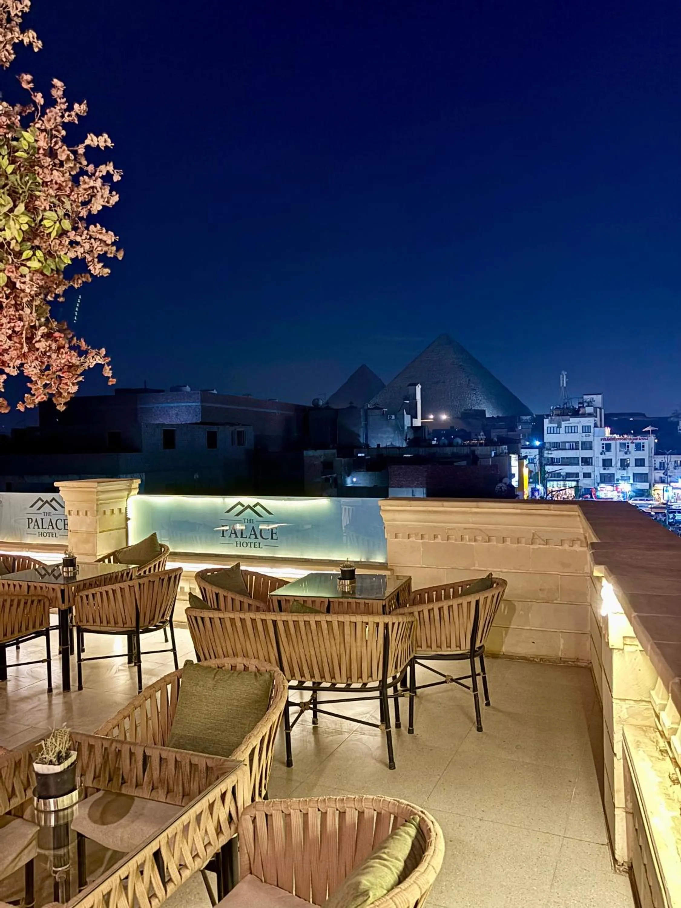 Property building in The Palace Pyramids View Hotel