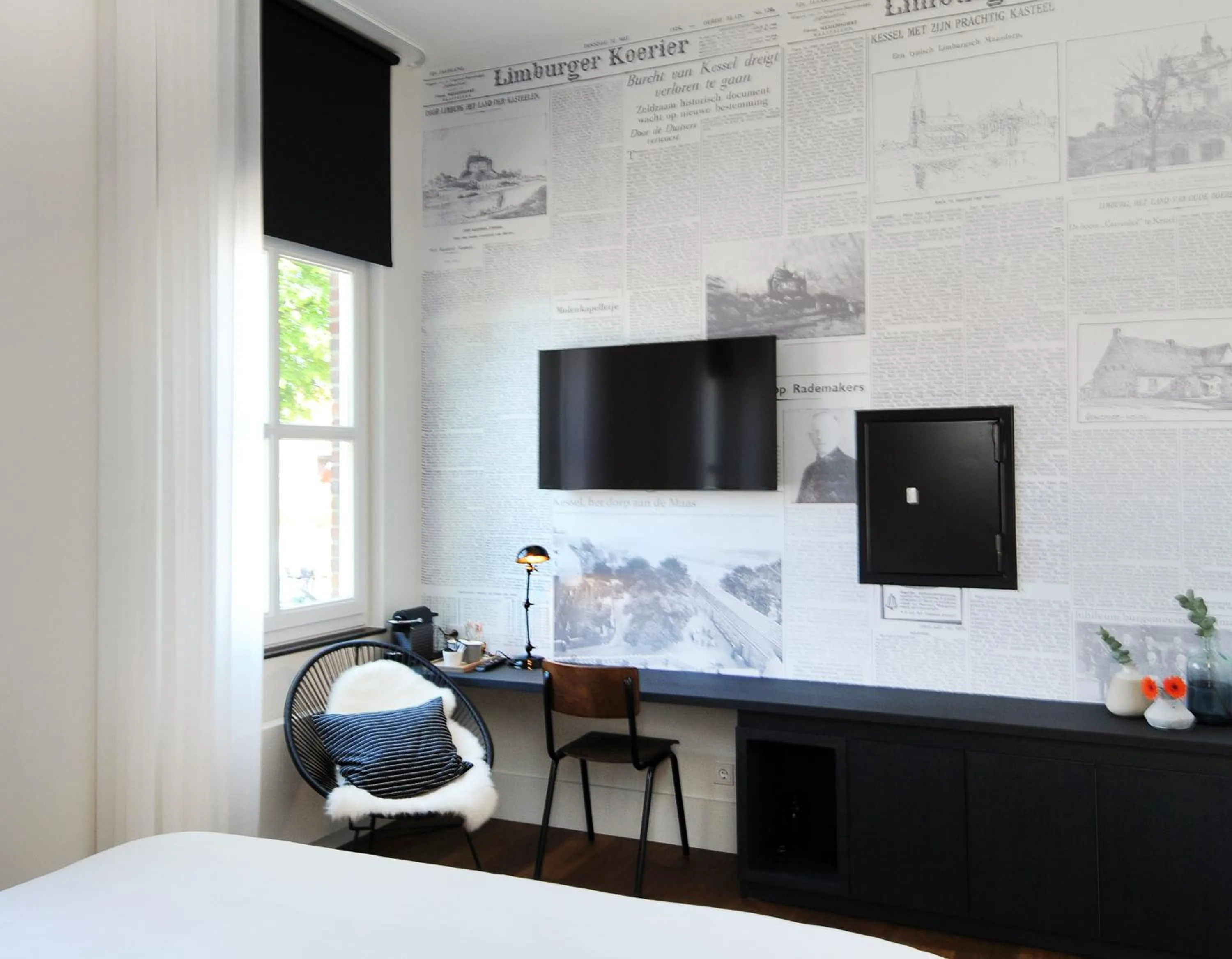 Decorative detail, Bed in Het Raadhuys - design B&B