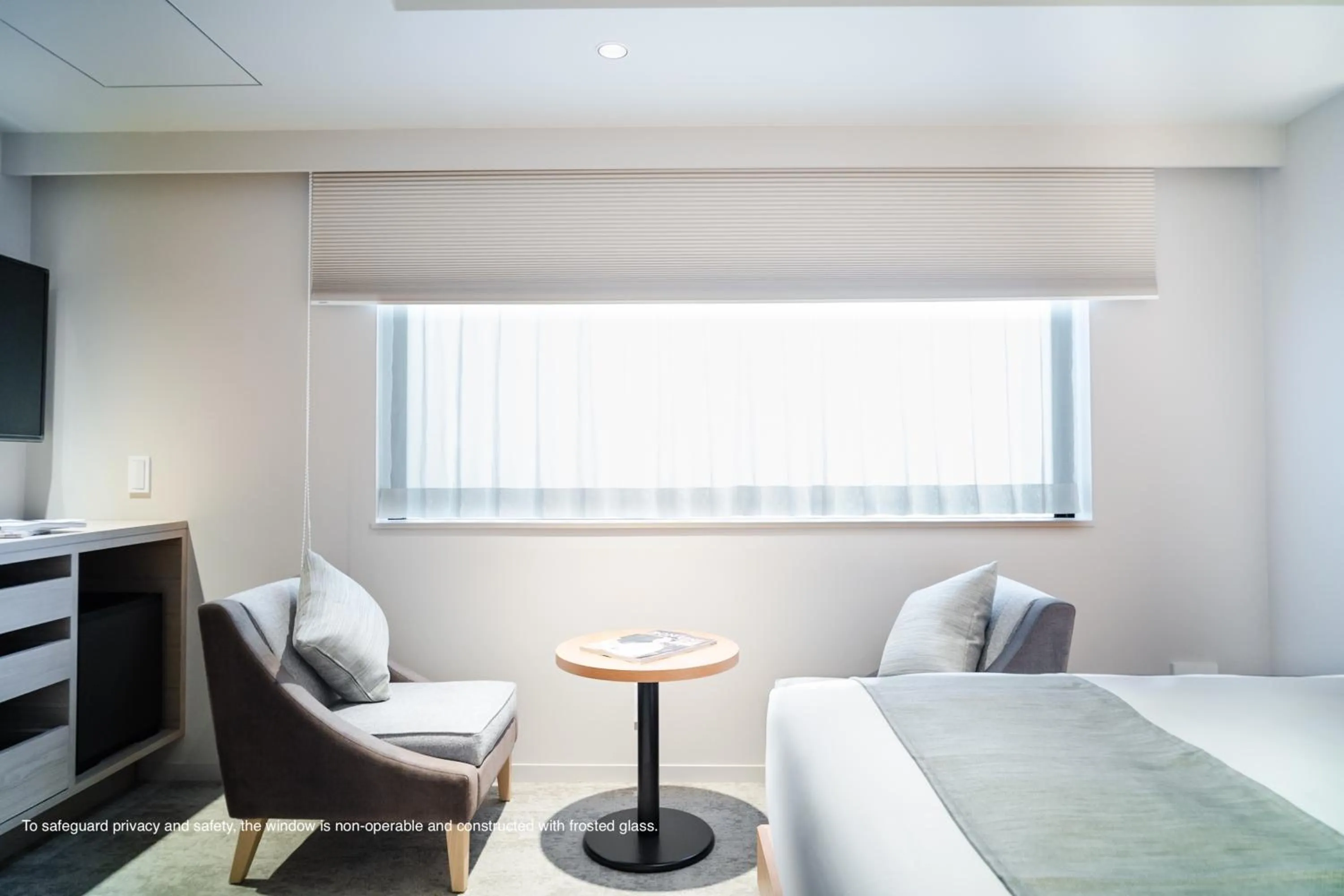 Seating area in KIORI Collection Shinmachi