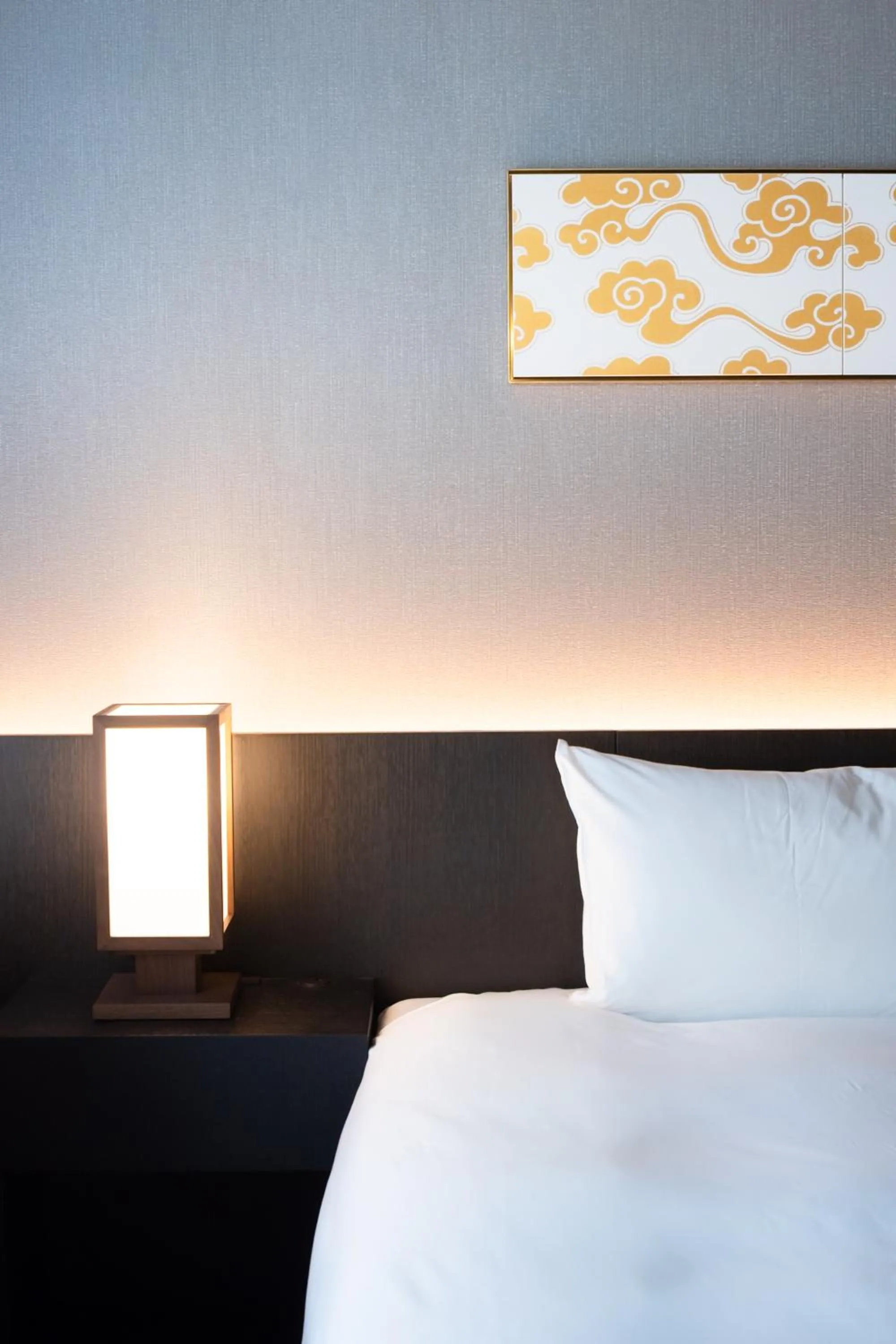 Bed in KIORI Hotel Higashino Toin