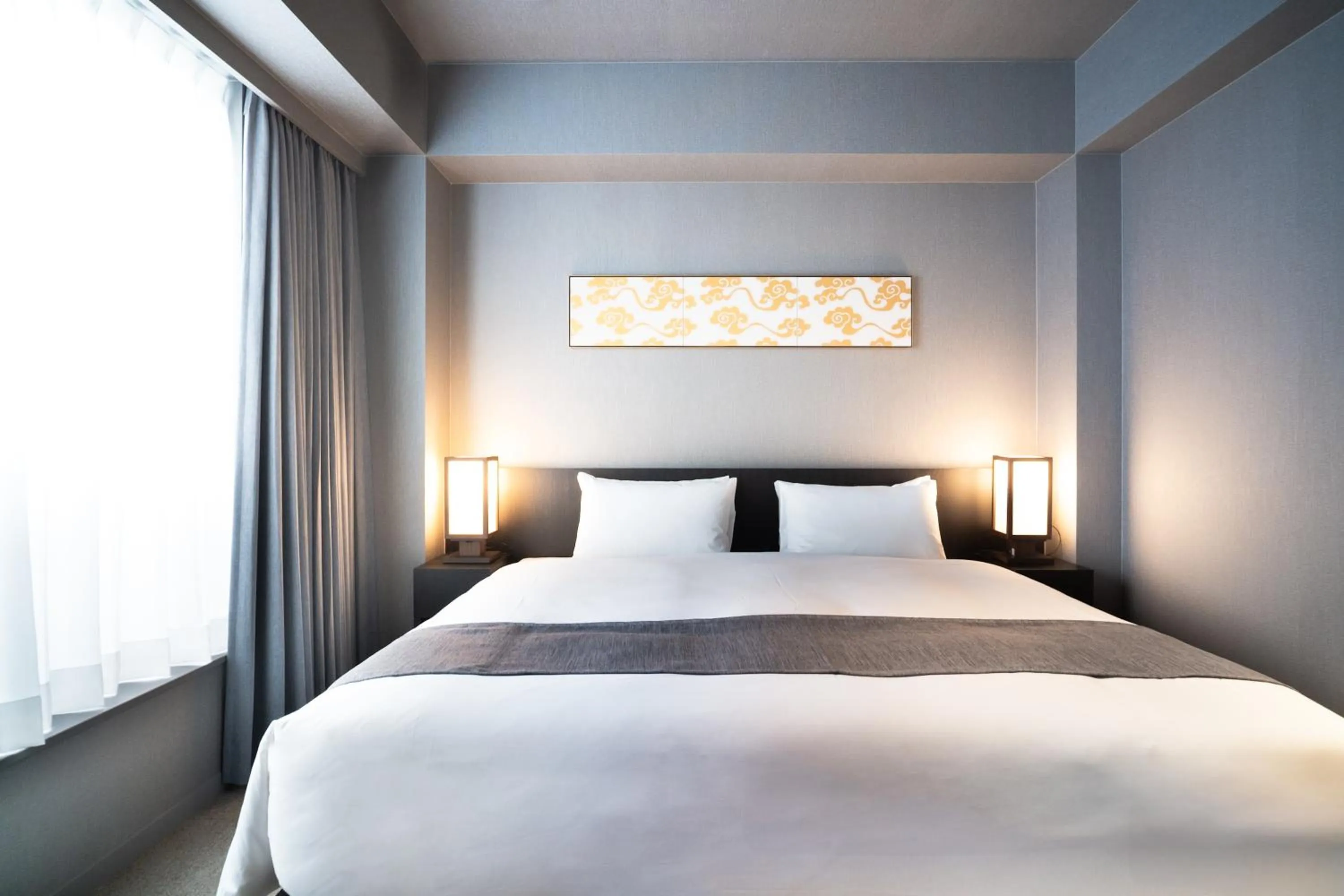 Photo of the whole room, Bed in KIORI Hotel Higashino Toin