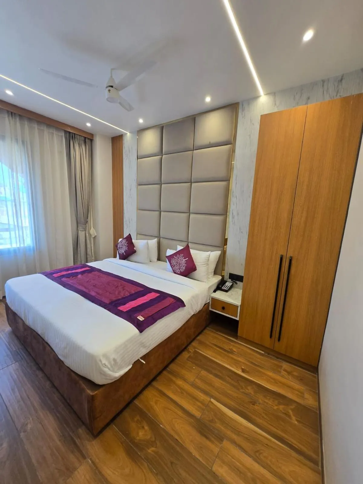 Bed in Hotel Rivera Palace