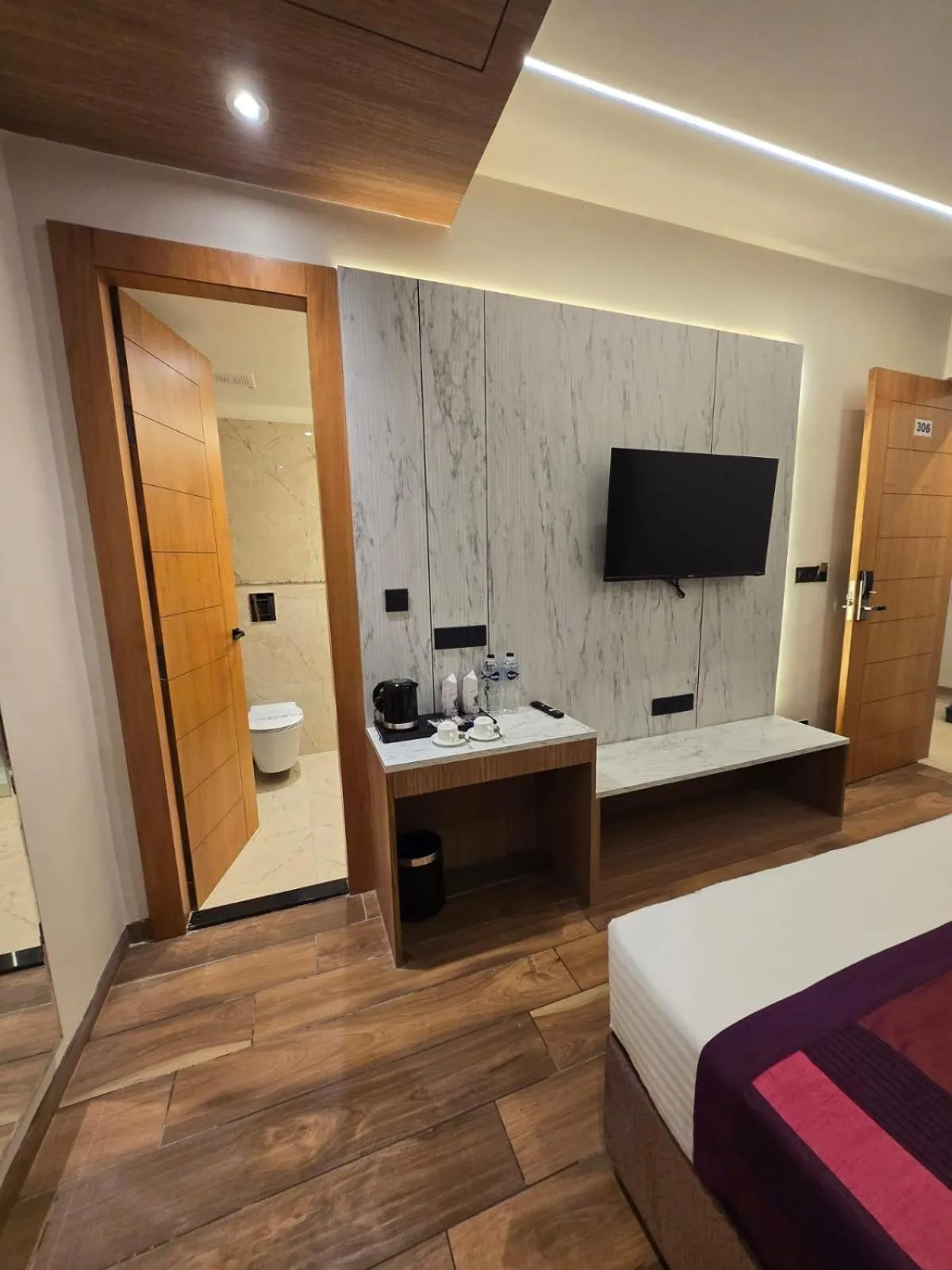 Bed in Hotel Rivera Palace