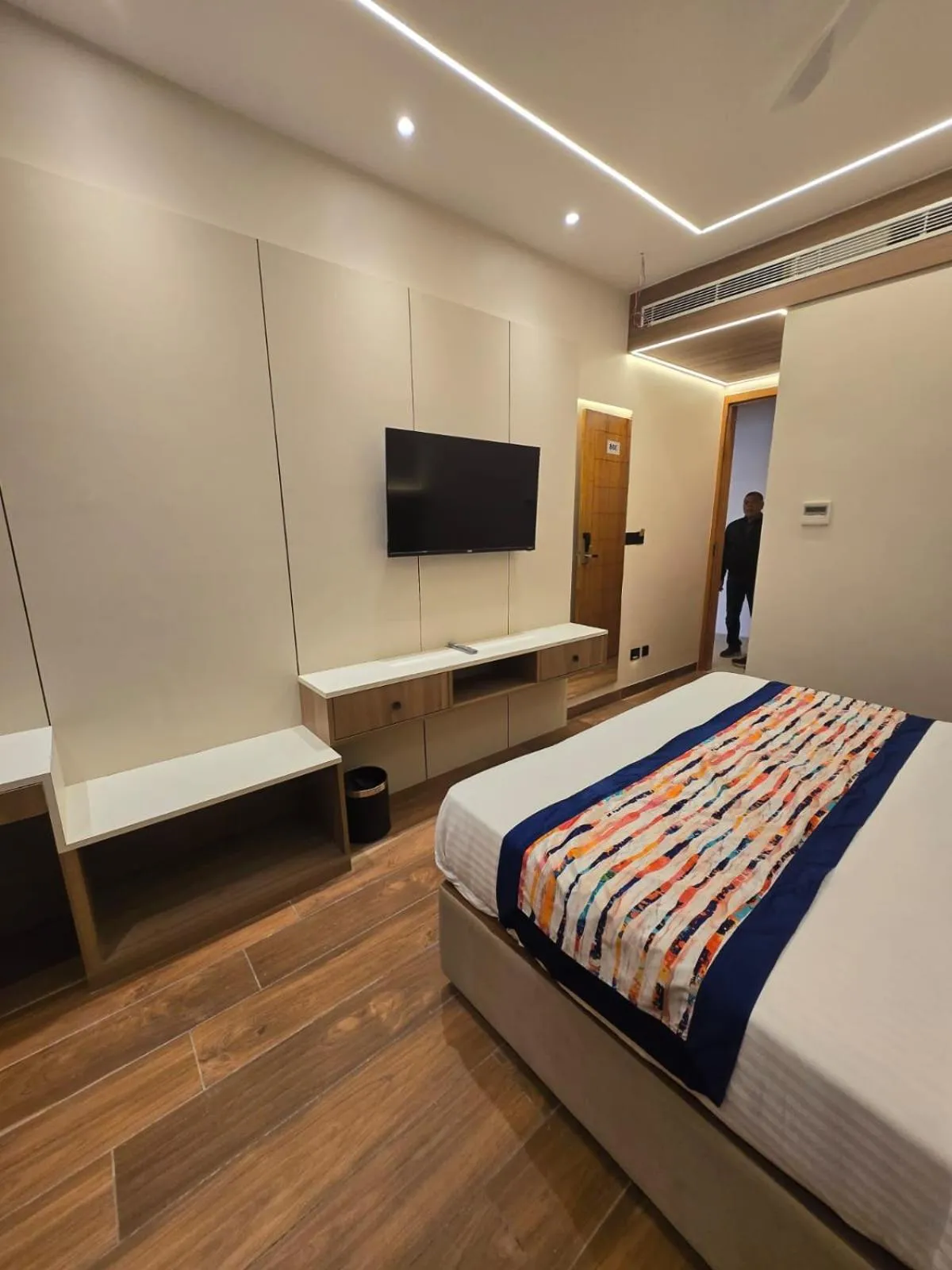 Bed in Hotel Rivera Palace