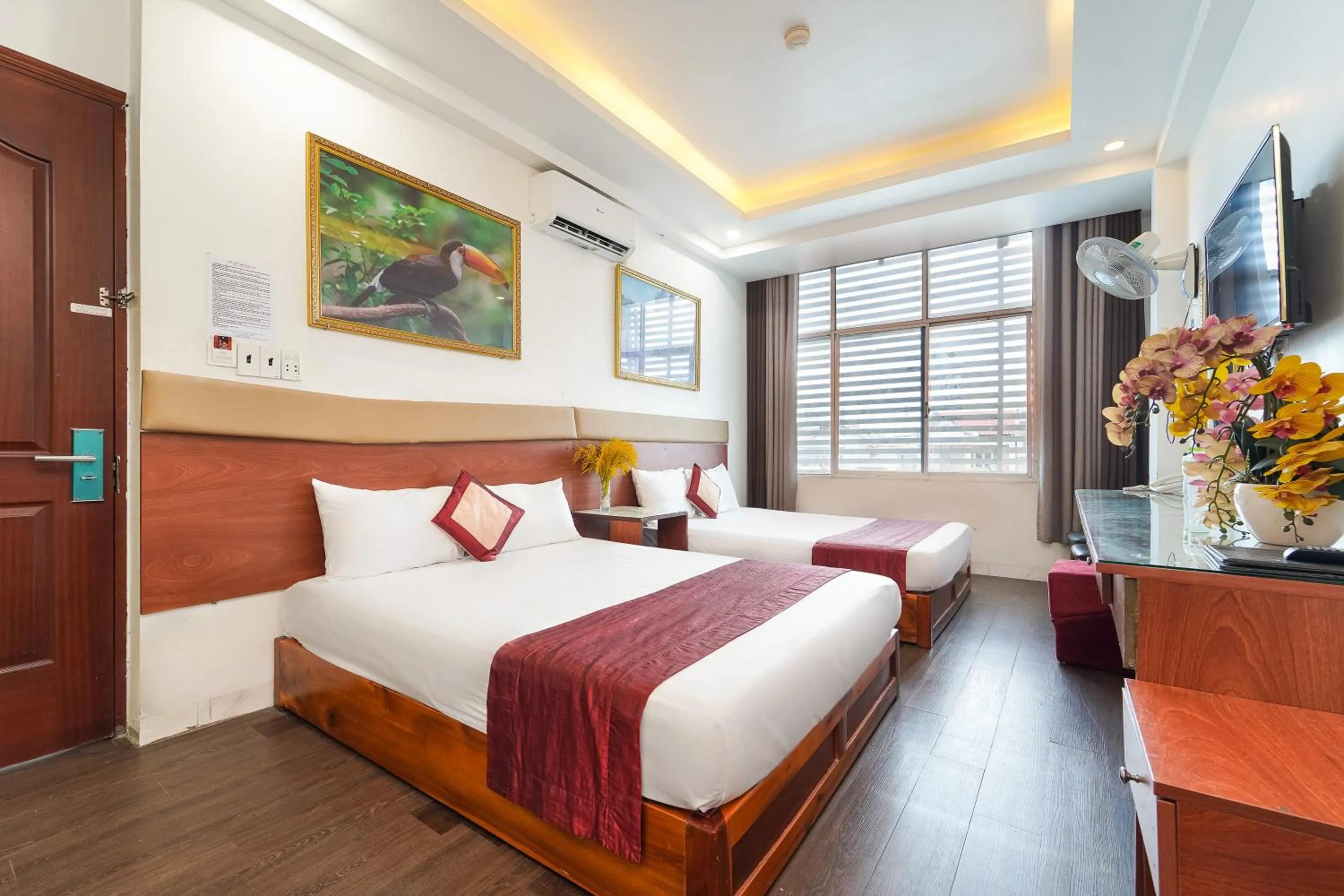 Bedroom, Bed in Collection O Eva Hotel District 8 Near Ben Thanh Market
