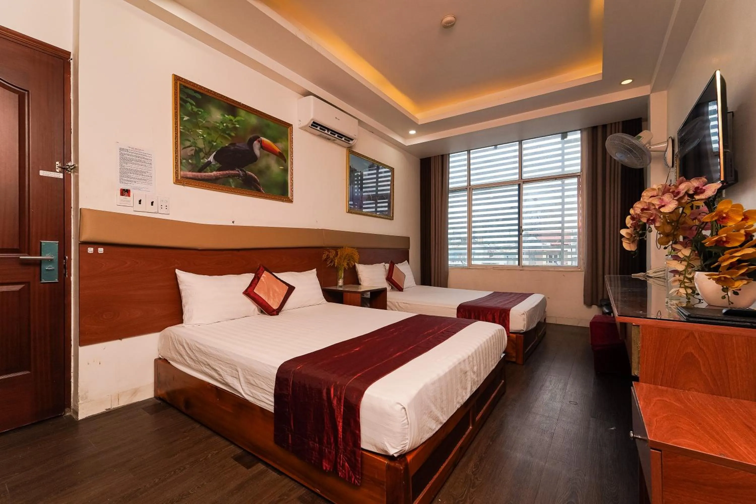 Bedroom, Bed in Collection O Eva Hotel District 8 Near Ben Thanh Market