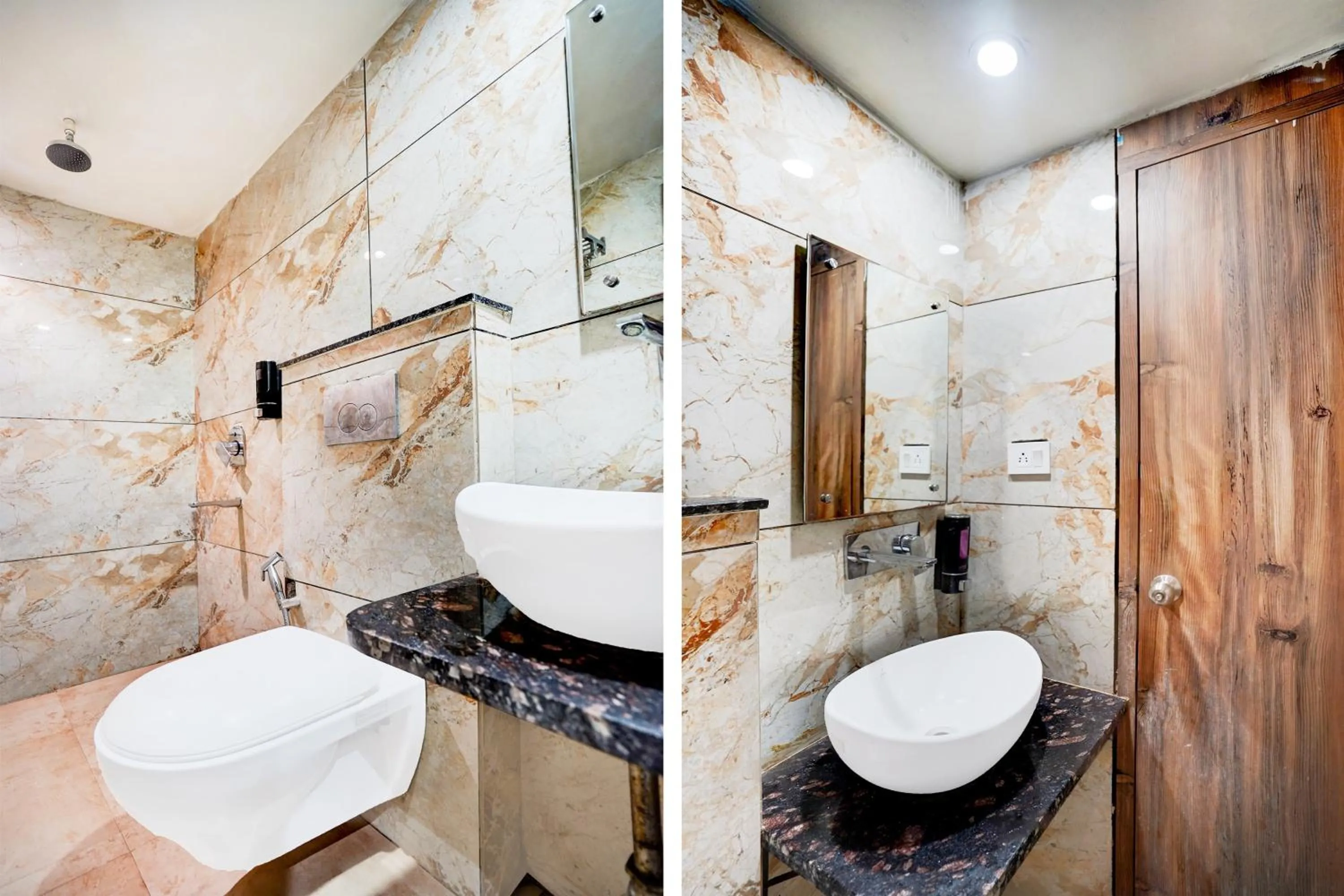 Bathroom in Townhouse Prayagraj Central Bus Terminal Formerly Hotel Four View
