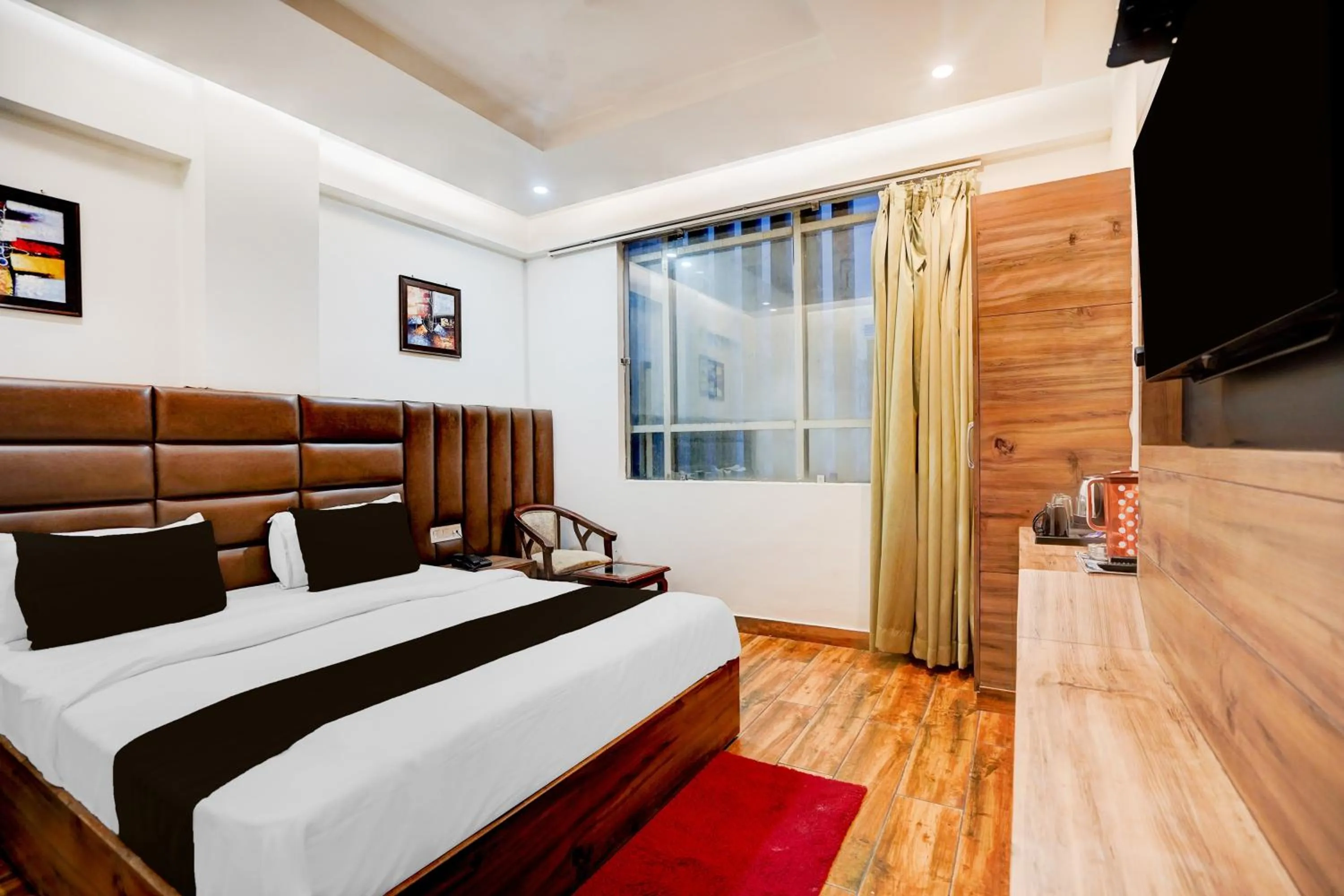Bedroom, Bed in Townhouse Prayagraj Central Bus Terminal Formerly Hotel Four View
