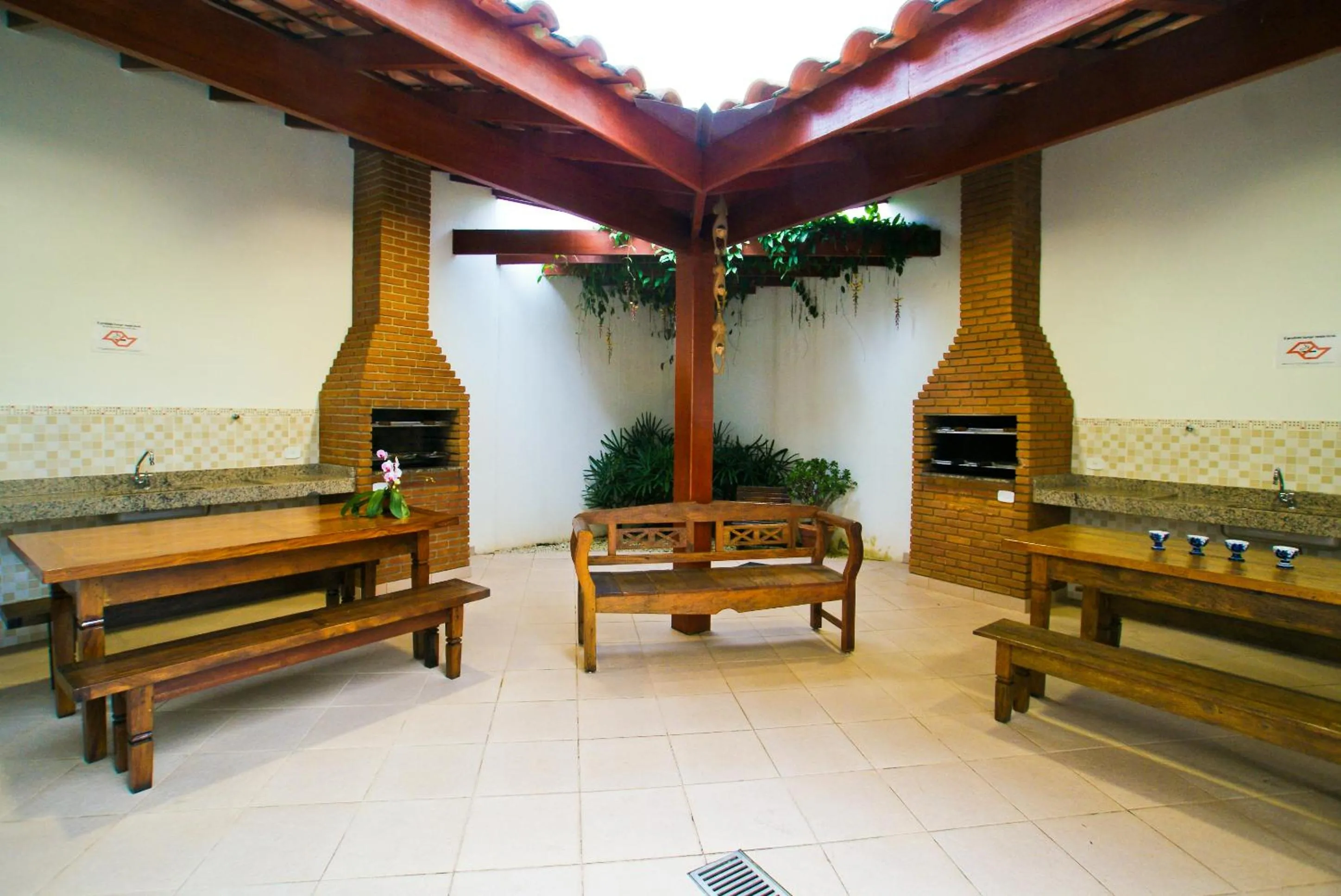 BBQ facilities in Velas Chalés