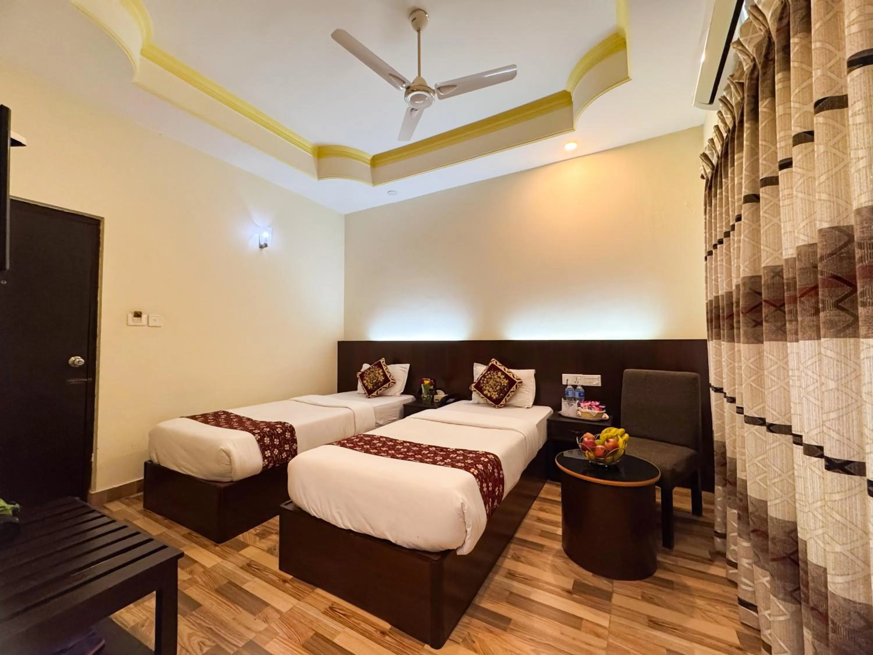 Bed in Lumbini Zambala Hotel