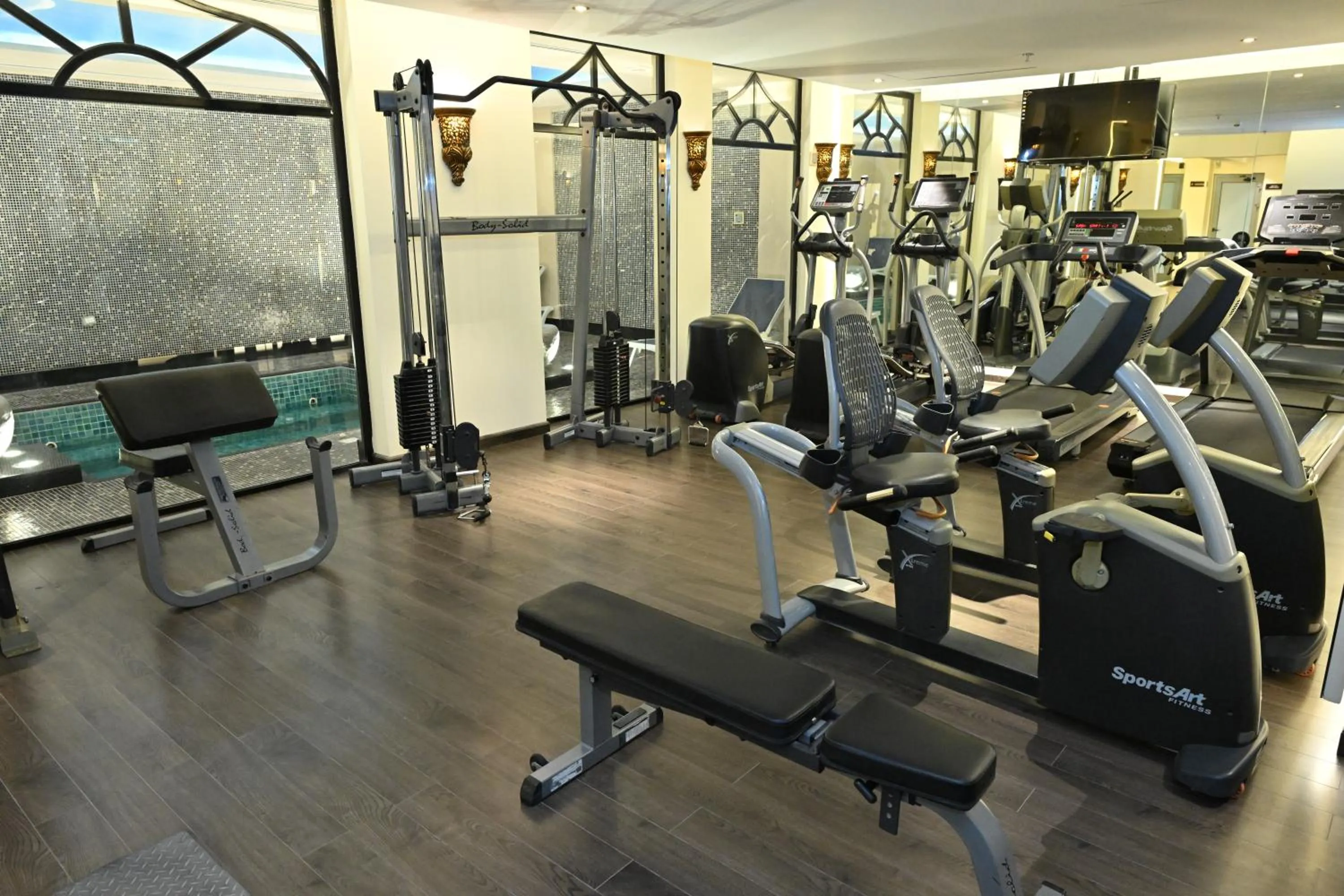 Fitness centre/facilities in Savoy Grande Hotel