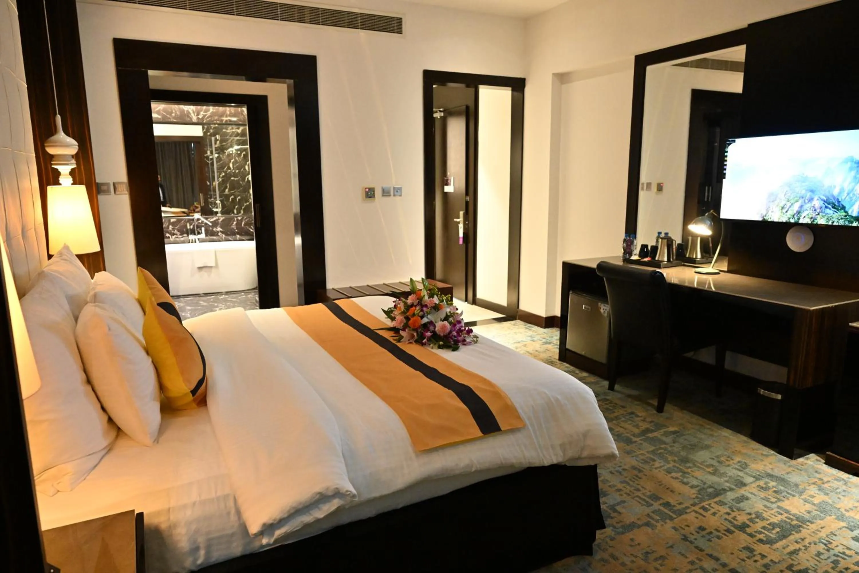 Bed in Savoy Grande Hotel