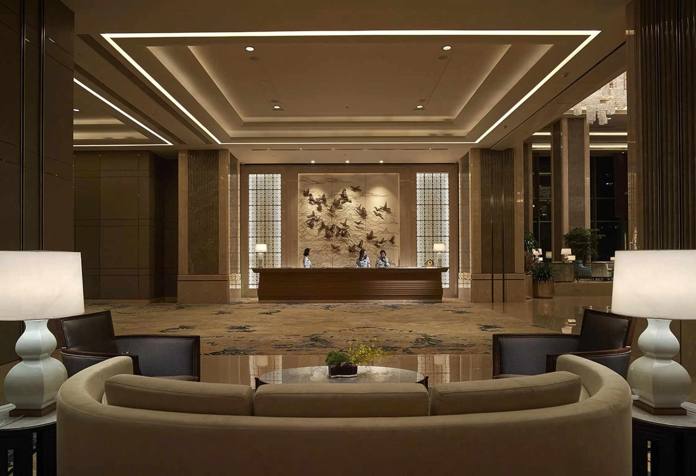 Lobby or reception in Shangri-La Tangshan