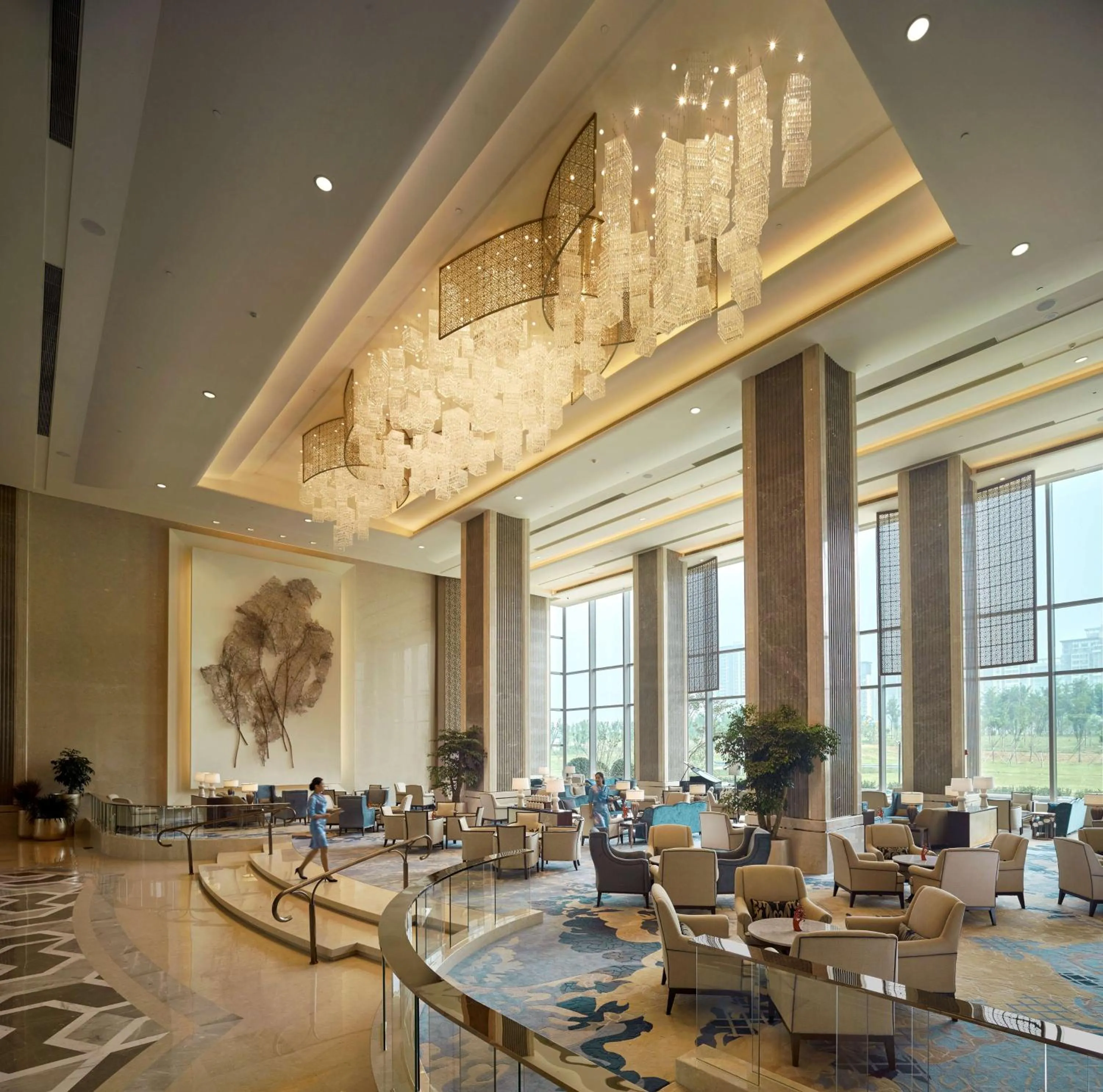 Lobby or reception in Shangri-La Tangshan