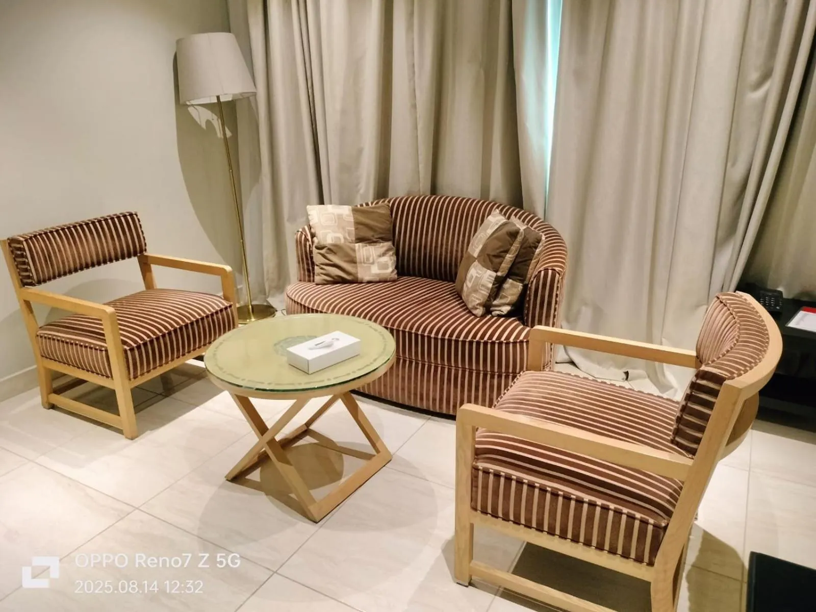 Seating area in City Point Hotel