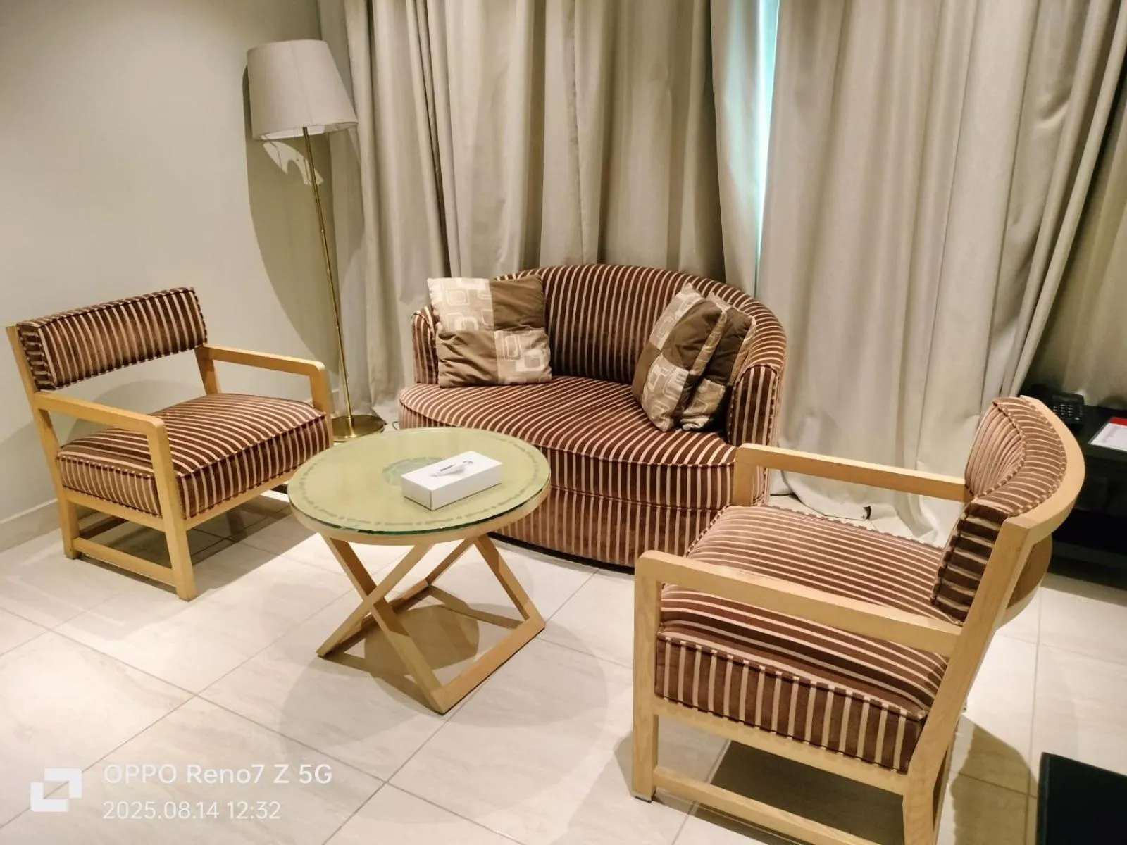 Seating area in City Point Hotel