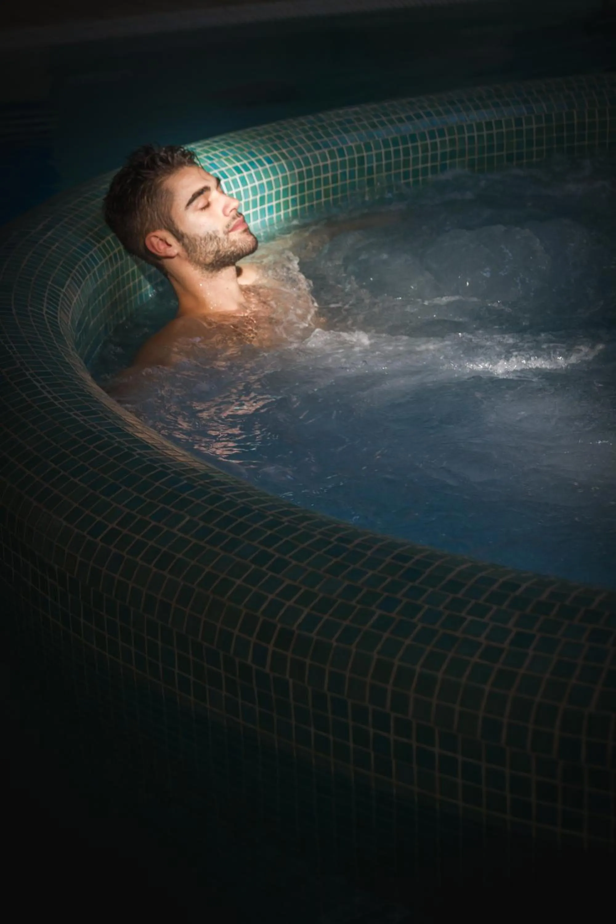 Swimming pool in Balneario de Archena - Hotel León