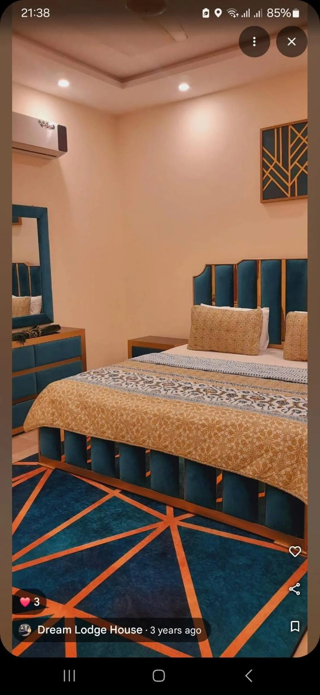 Bed in Dream Lodge House