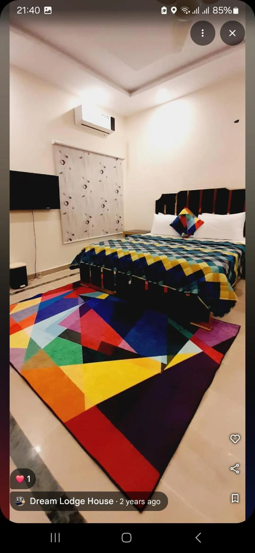 Bed in Dream Lodge House