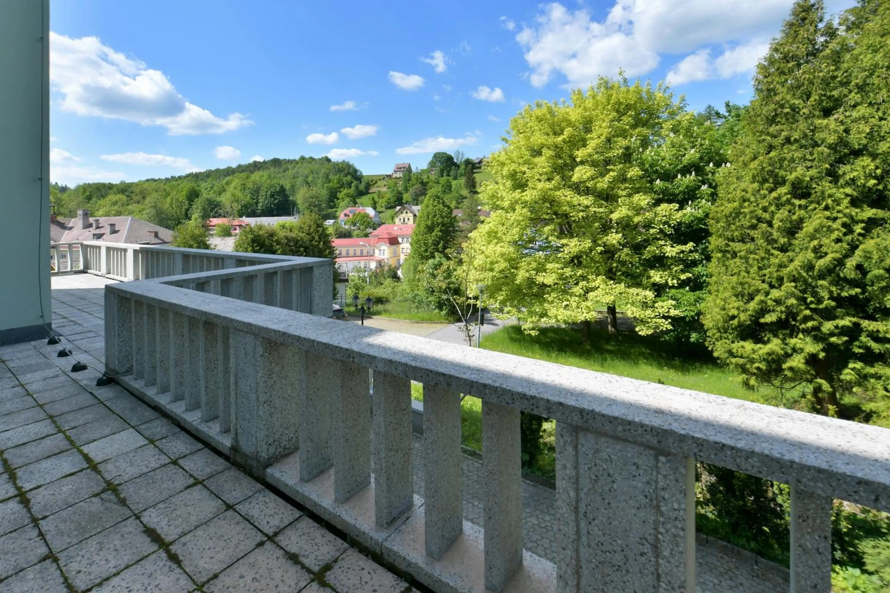 Balcony/Terrace in Spa Resort Libverda - Hotel Panorama