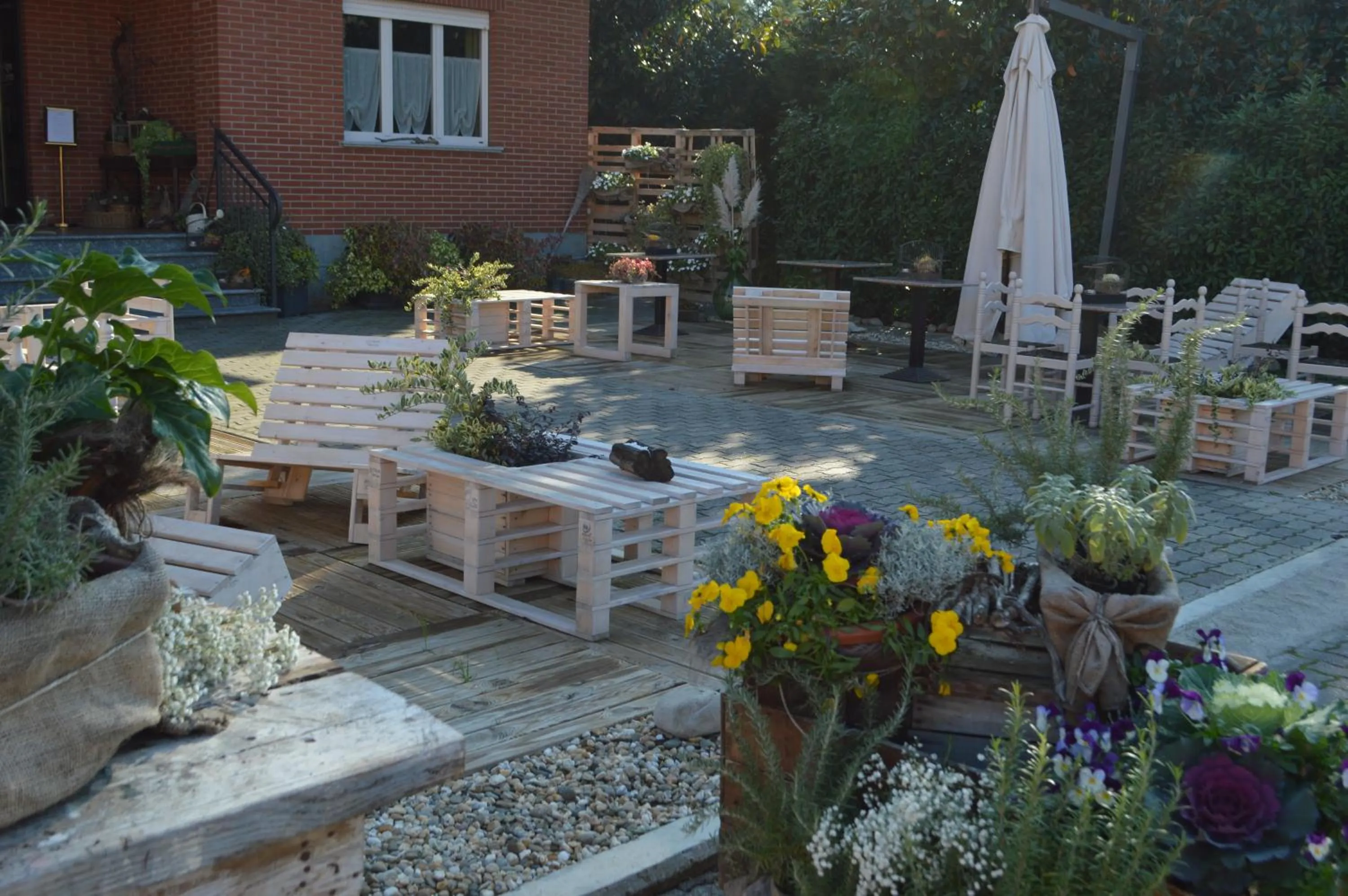 Patio in Hotel Le Vigne di Corvino