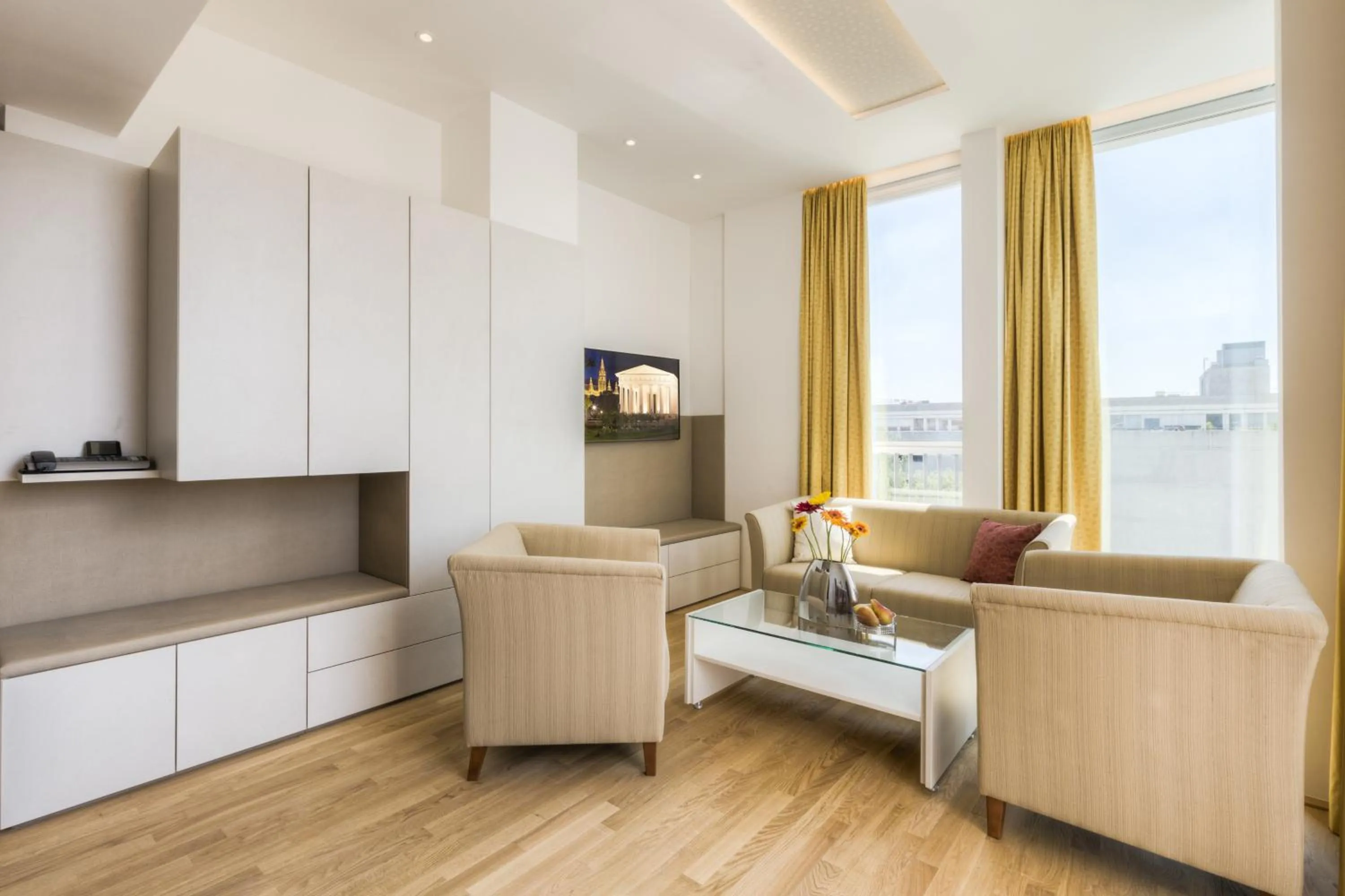 Living room in Vienna Grand Apartments DANUBE