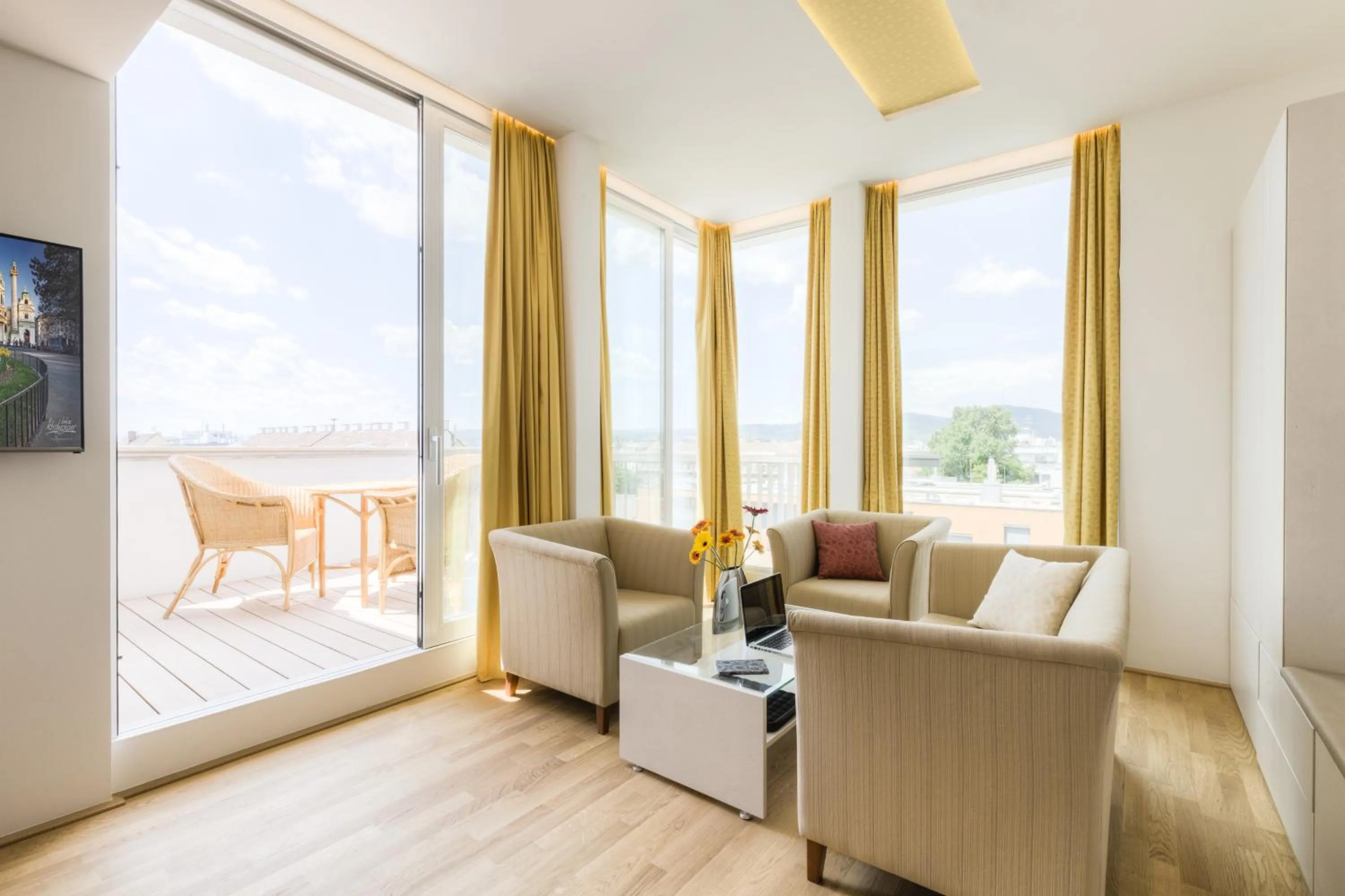 Balcony/Terrace in Vienna Grand Apartments DANUBE