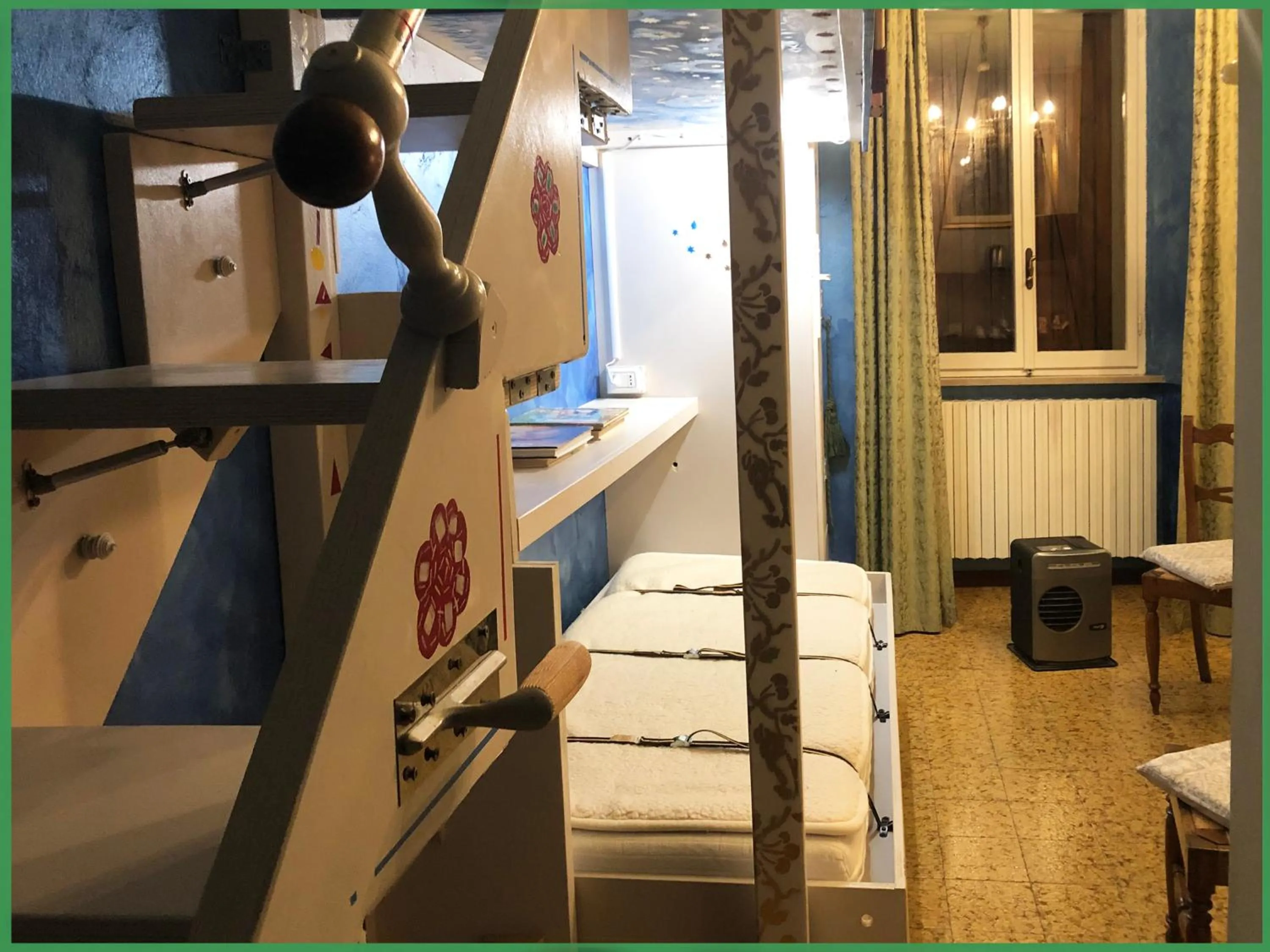 bunk bed in La Finestra sul Fiume