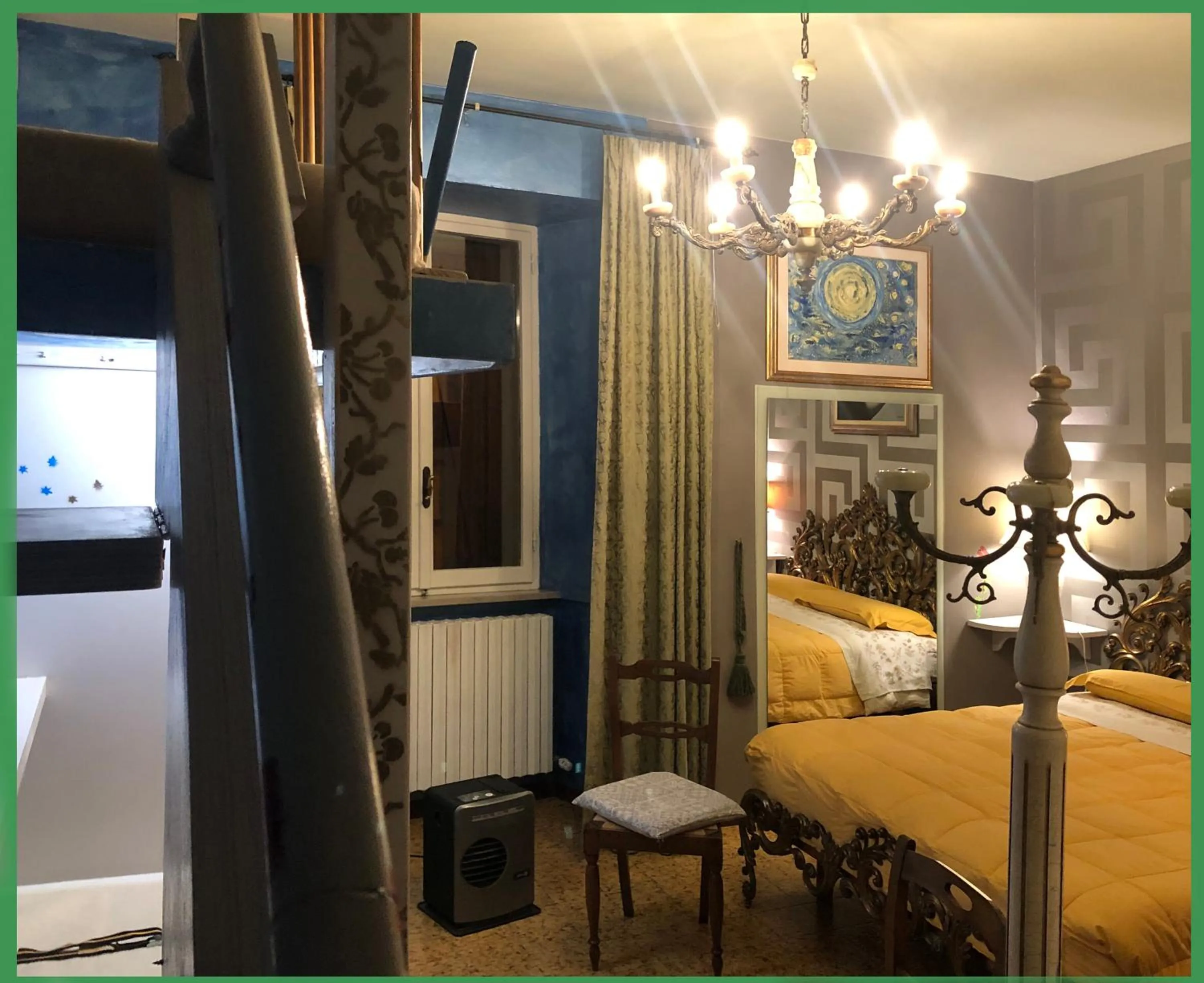 Property building, Bed in La Finestra sul Fiume