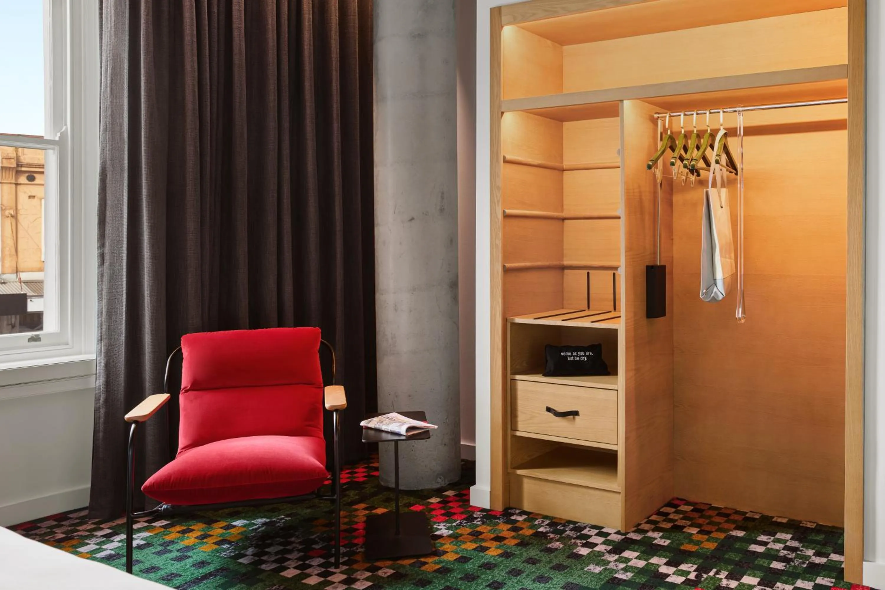 Bedroom in 25hours Hotel Sydney The Olympia