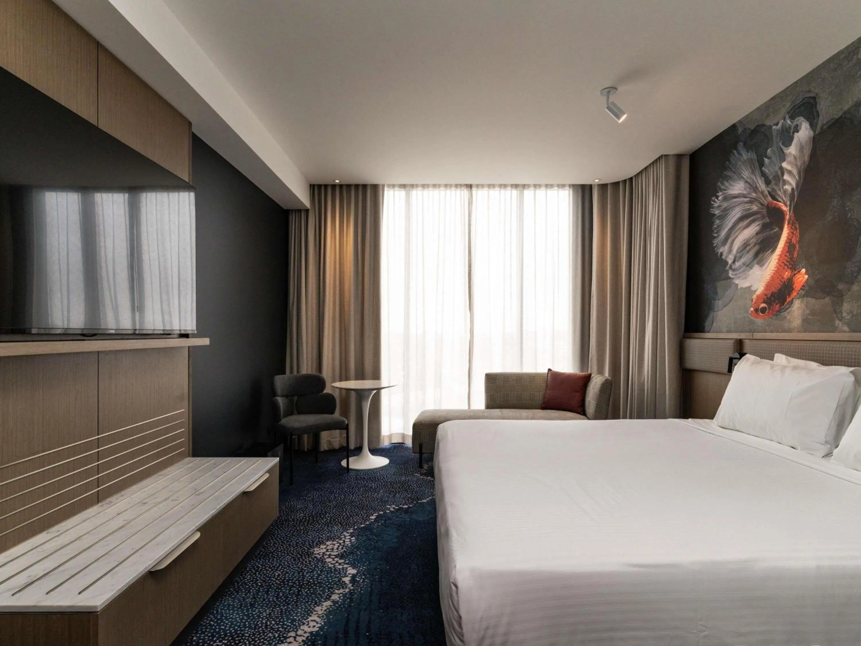 Bedroom, Bed in Novotel Sydney Cabramatta