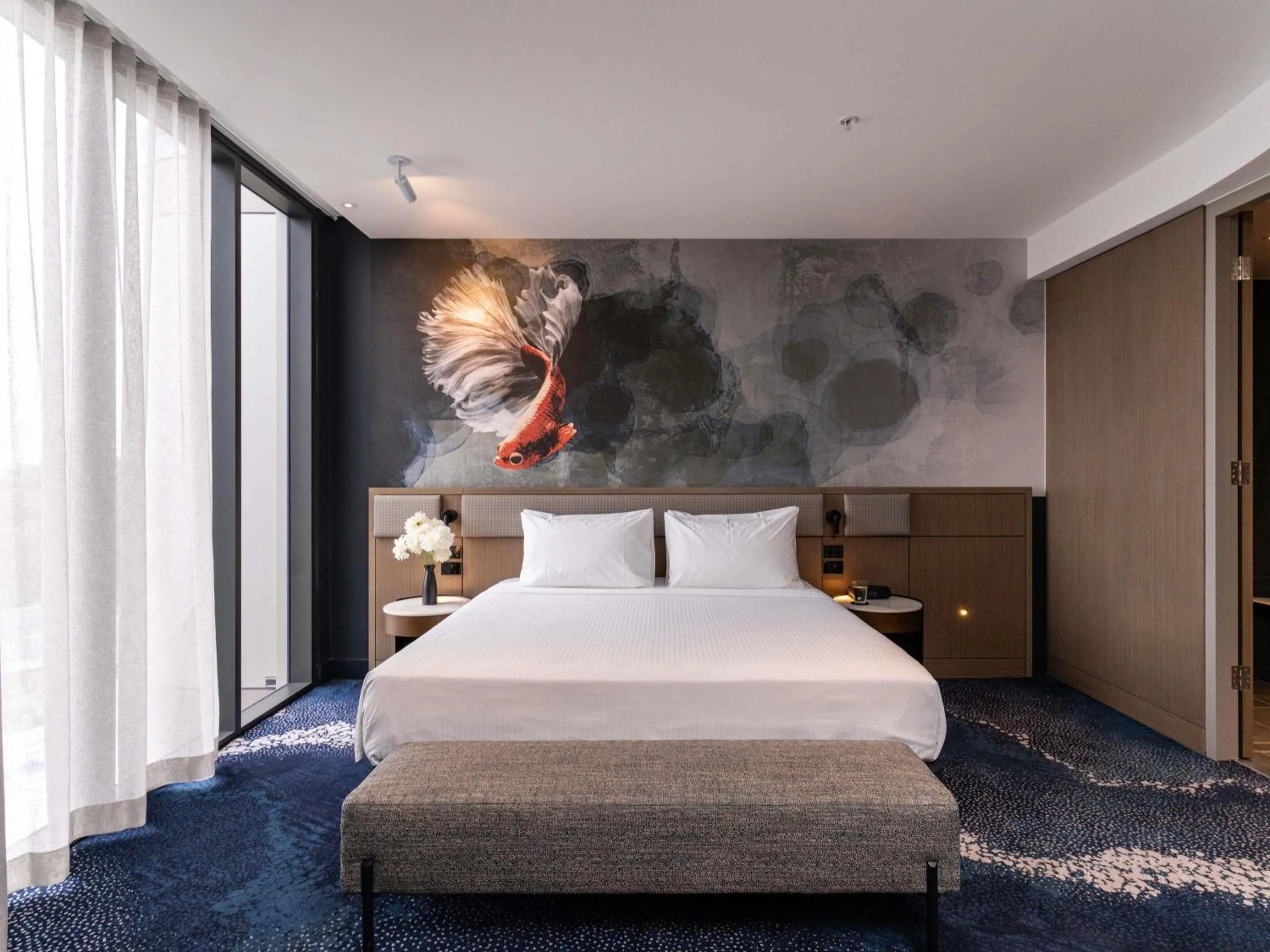 Bedroom, Bed in Novotel Sydney Cabramatta