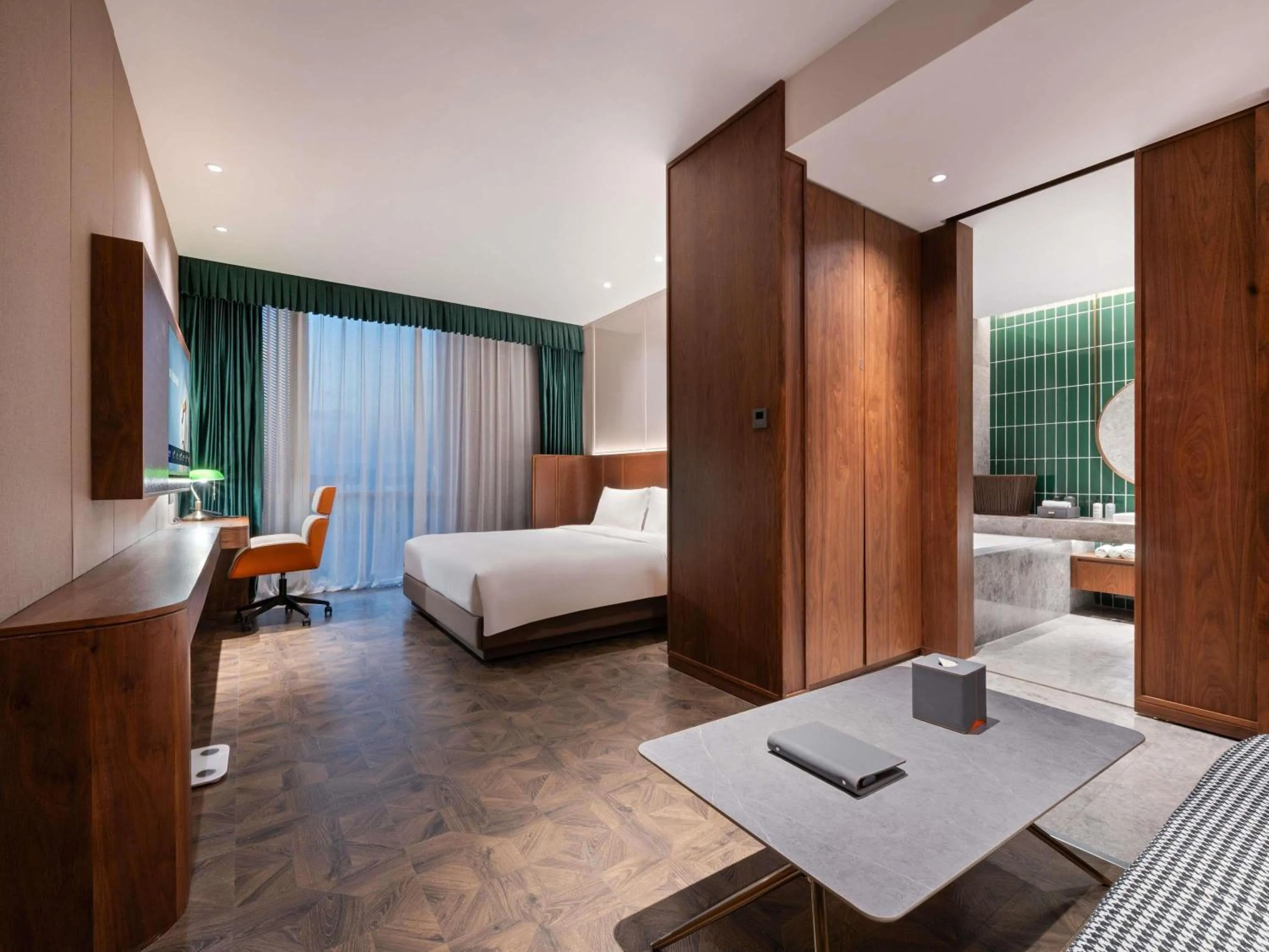 Bedroom, Bed in Novotel Shanghai Baoshan Jiusi