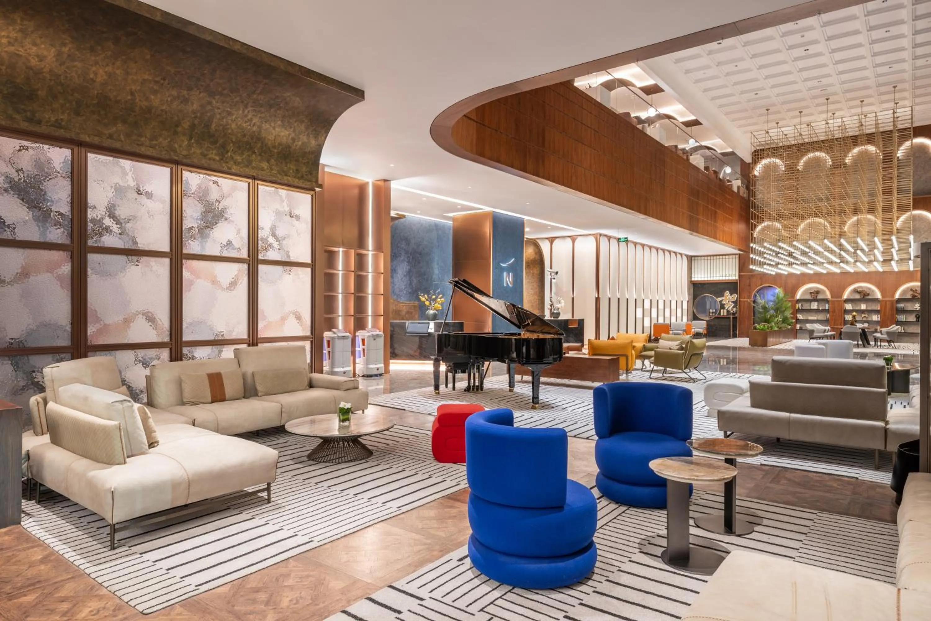 Lobby or reception in Novotel Shanghai Baoshan Jiusi