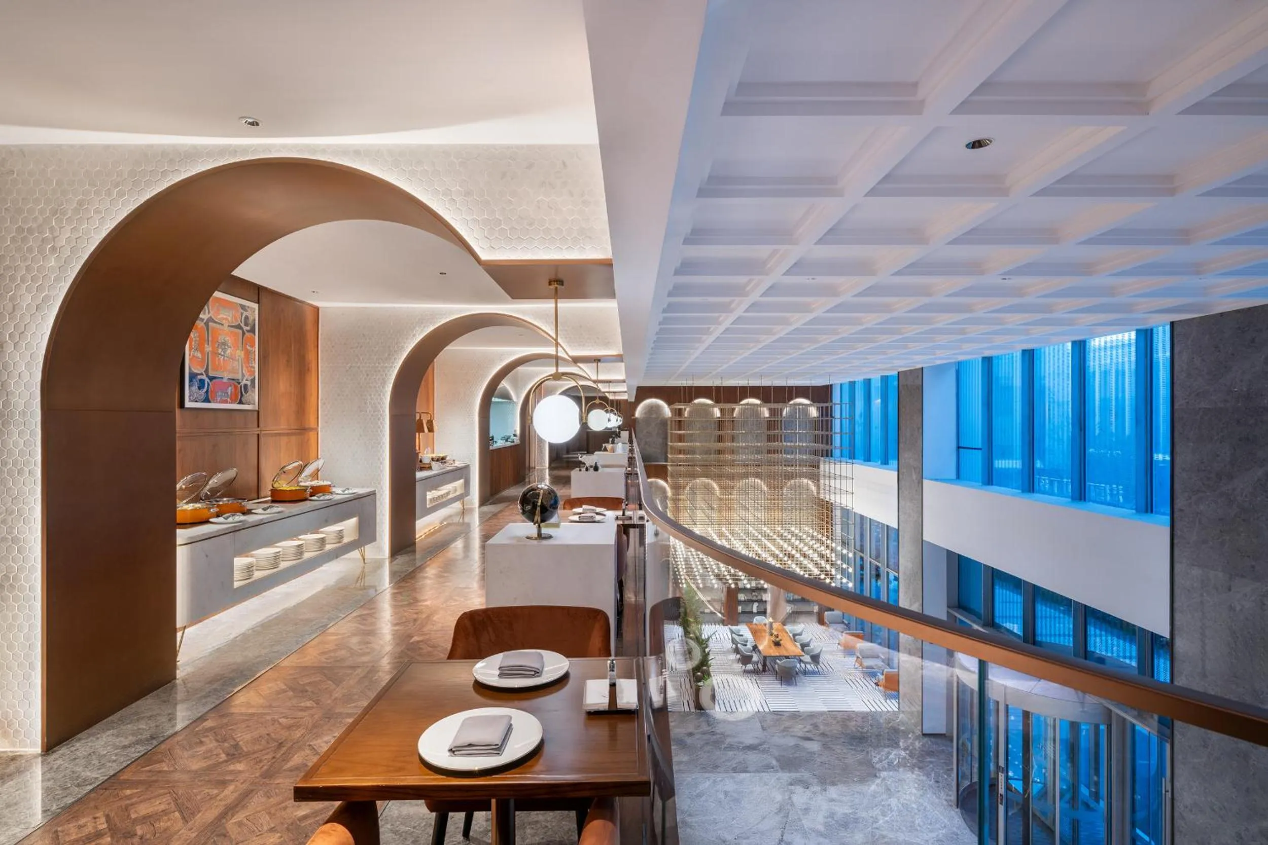 Restaurant/places to eat in Novotel Shanghai Baoshan Jiusi