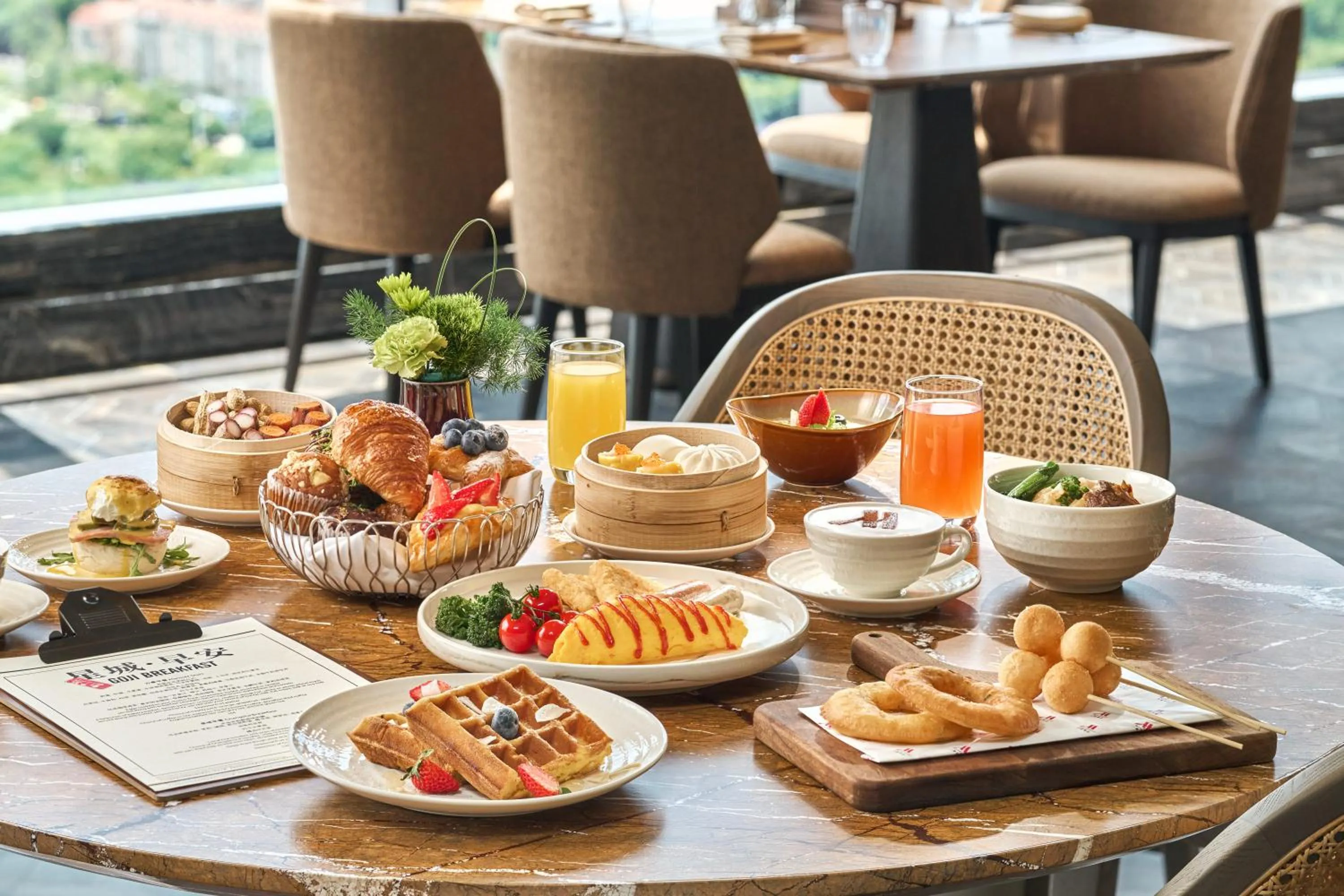 Breakfast in Changsha Marriott Hotel West