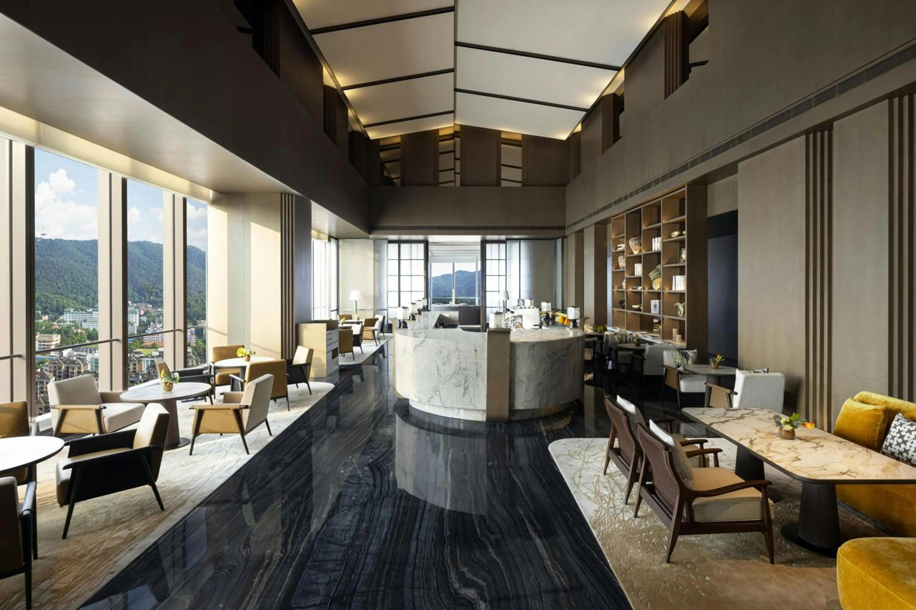 Lounge or bar in Changsha Marriott Hotel West