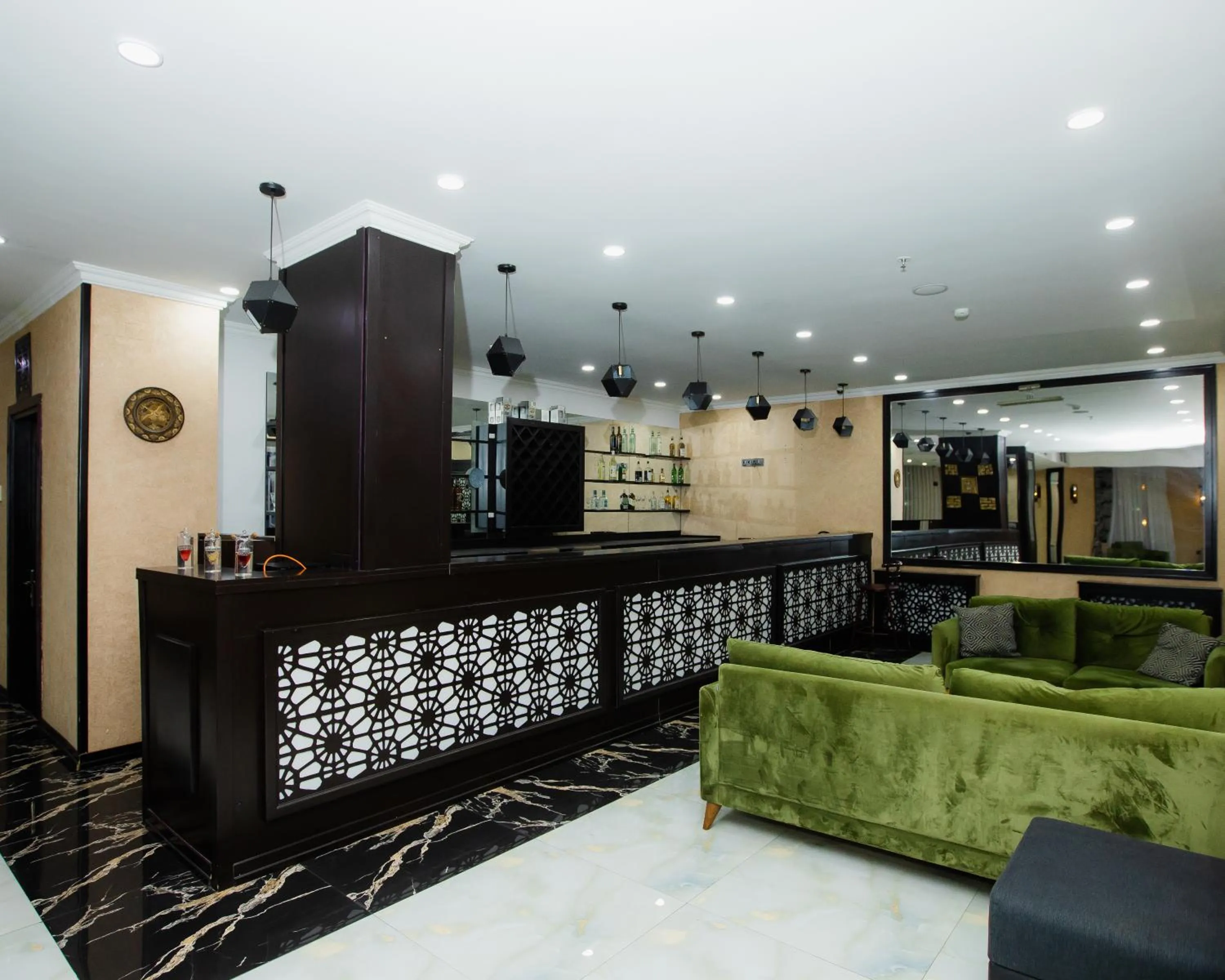 Living room in Corniche White City Hotel