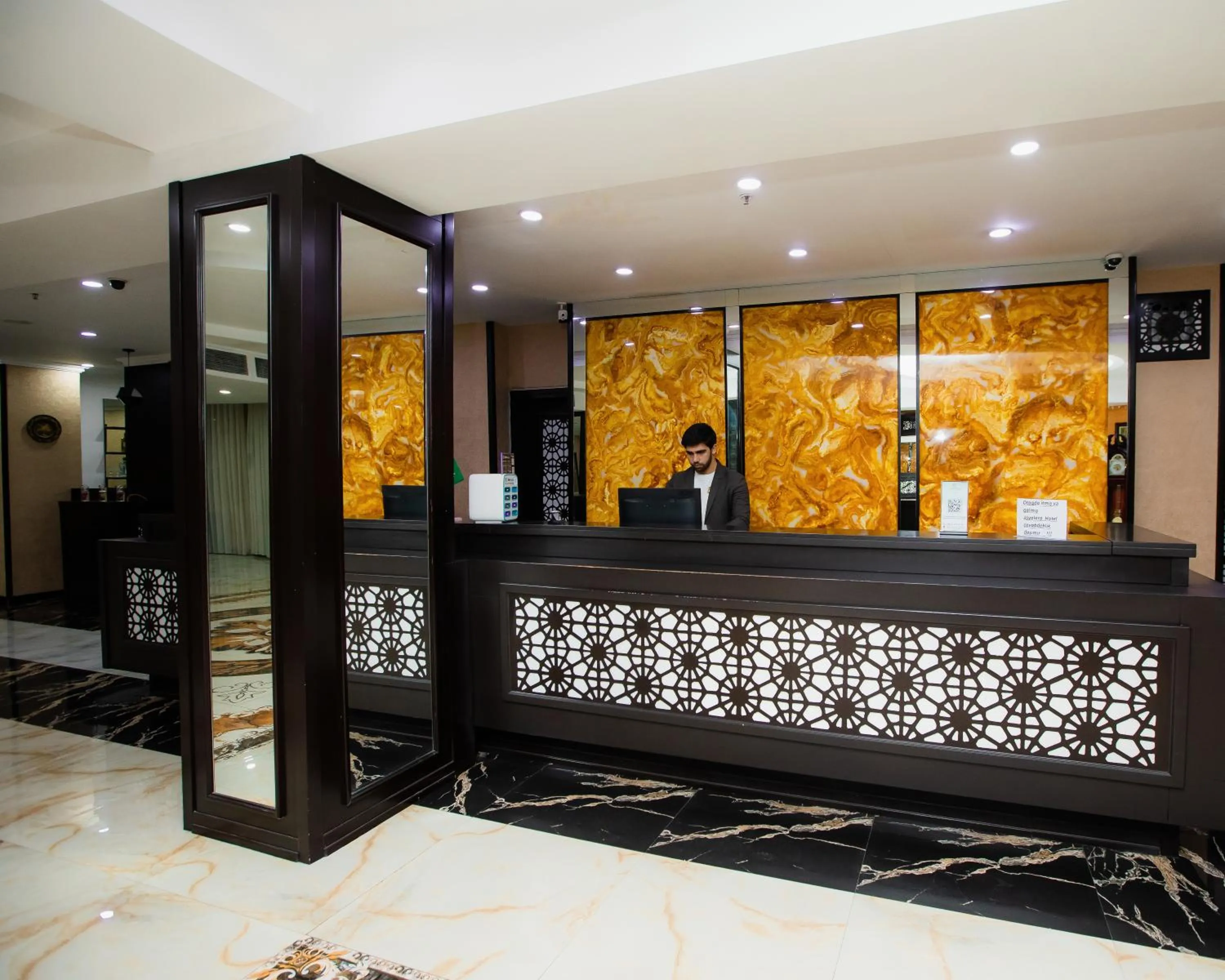 Lobby or reception in Corniche White City Hotel