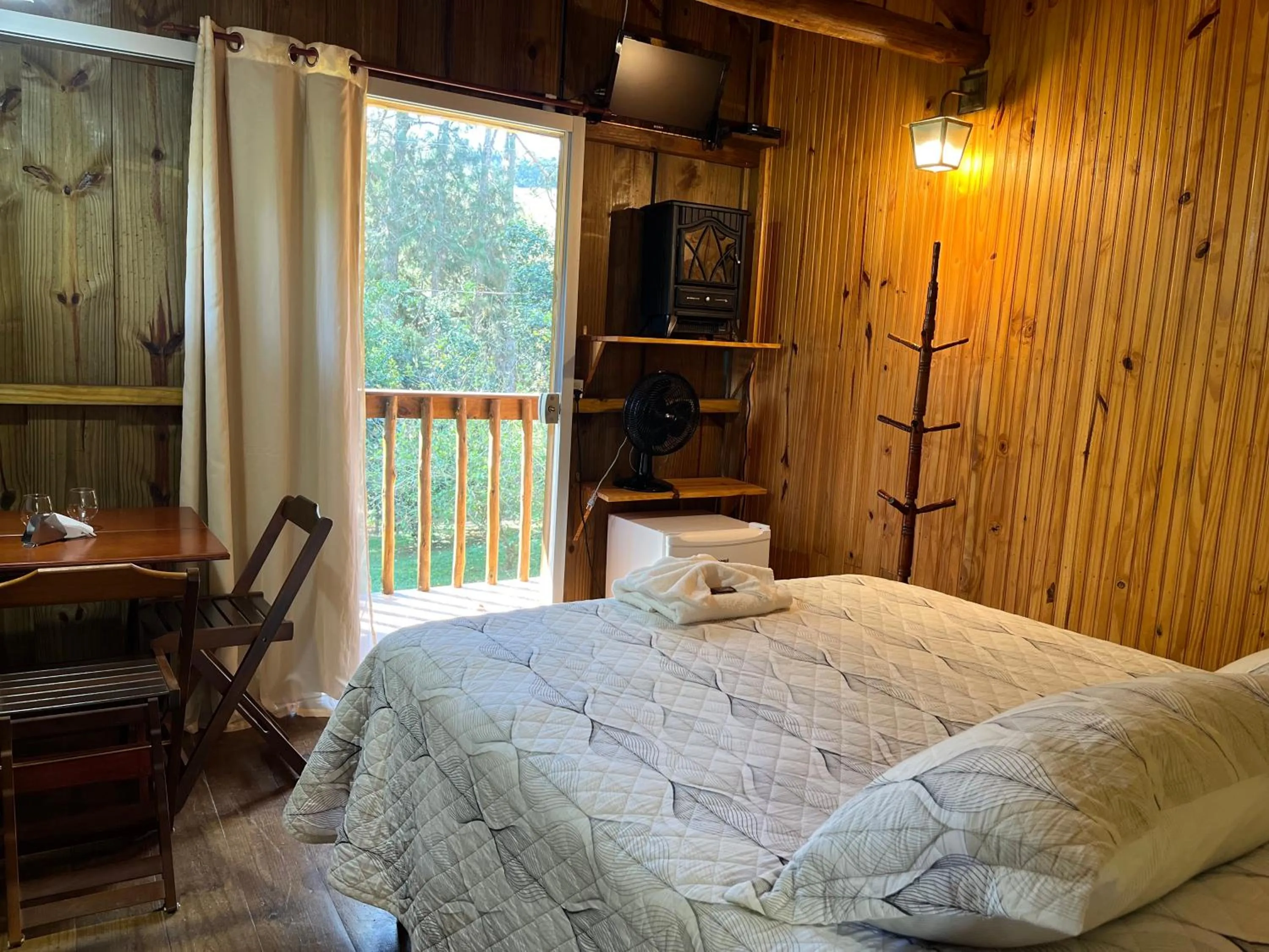 Bed in Pousada São Miguel