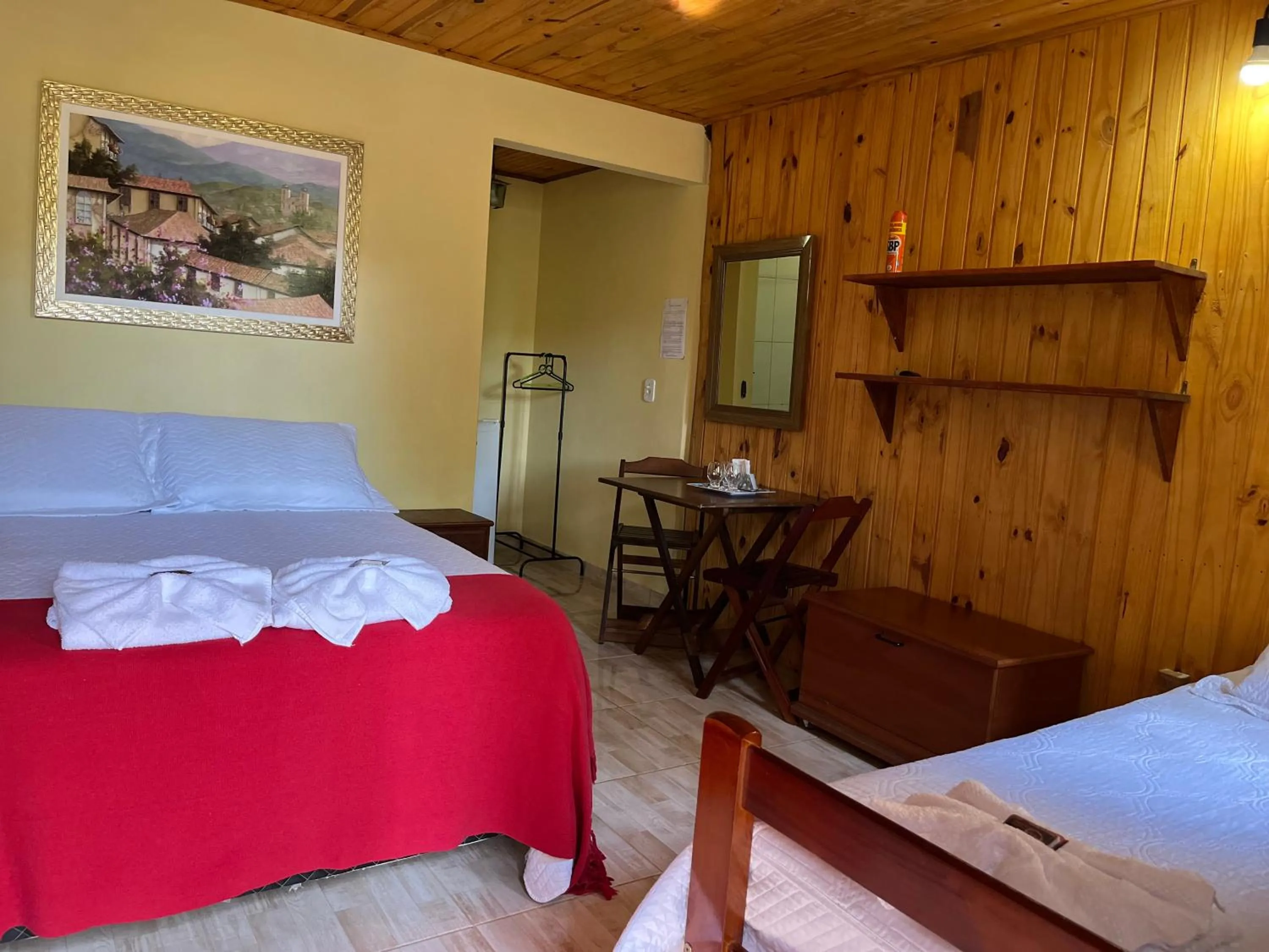 Bed in Pousada São Miguel