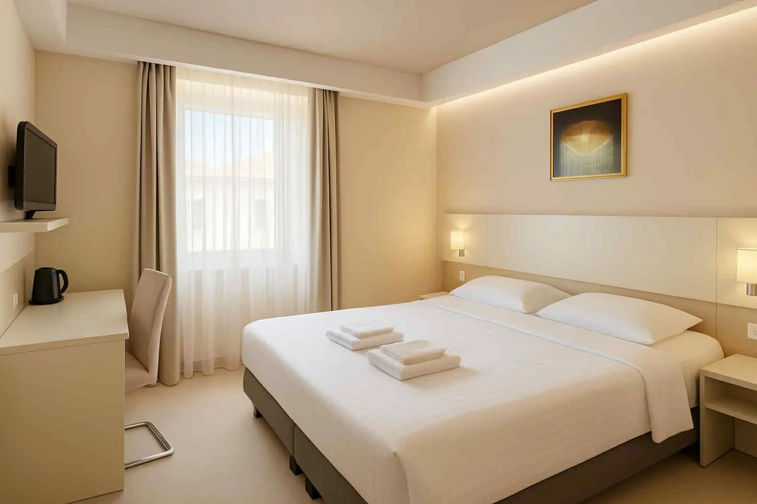 Bed in Guest House Neho