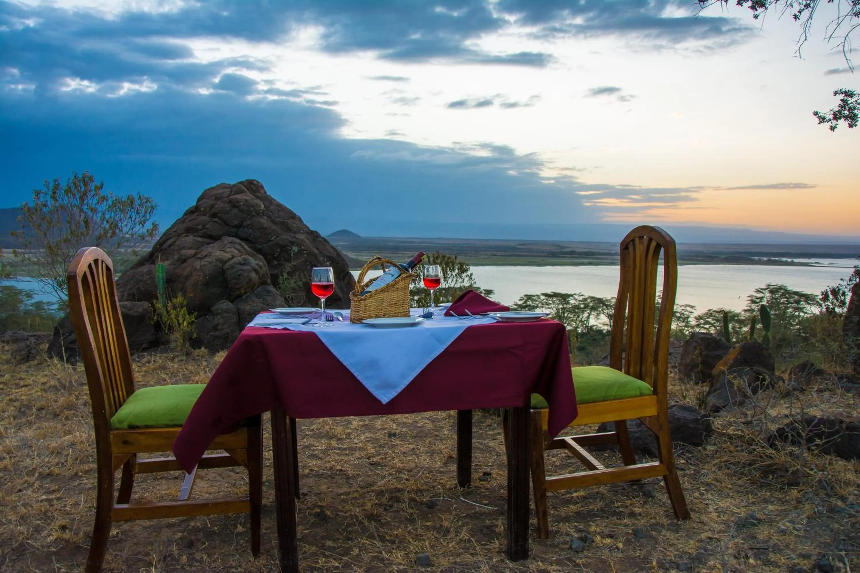 Restaurant/places to eat in Jacaranda Lake Elementaita Lodge