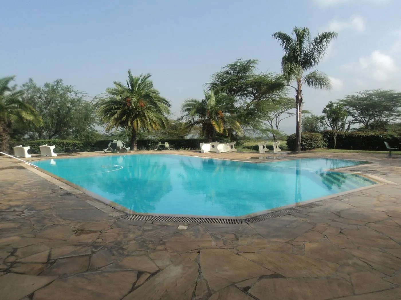 Swimming pool in Jacaranda Lake Elementaita Lodge