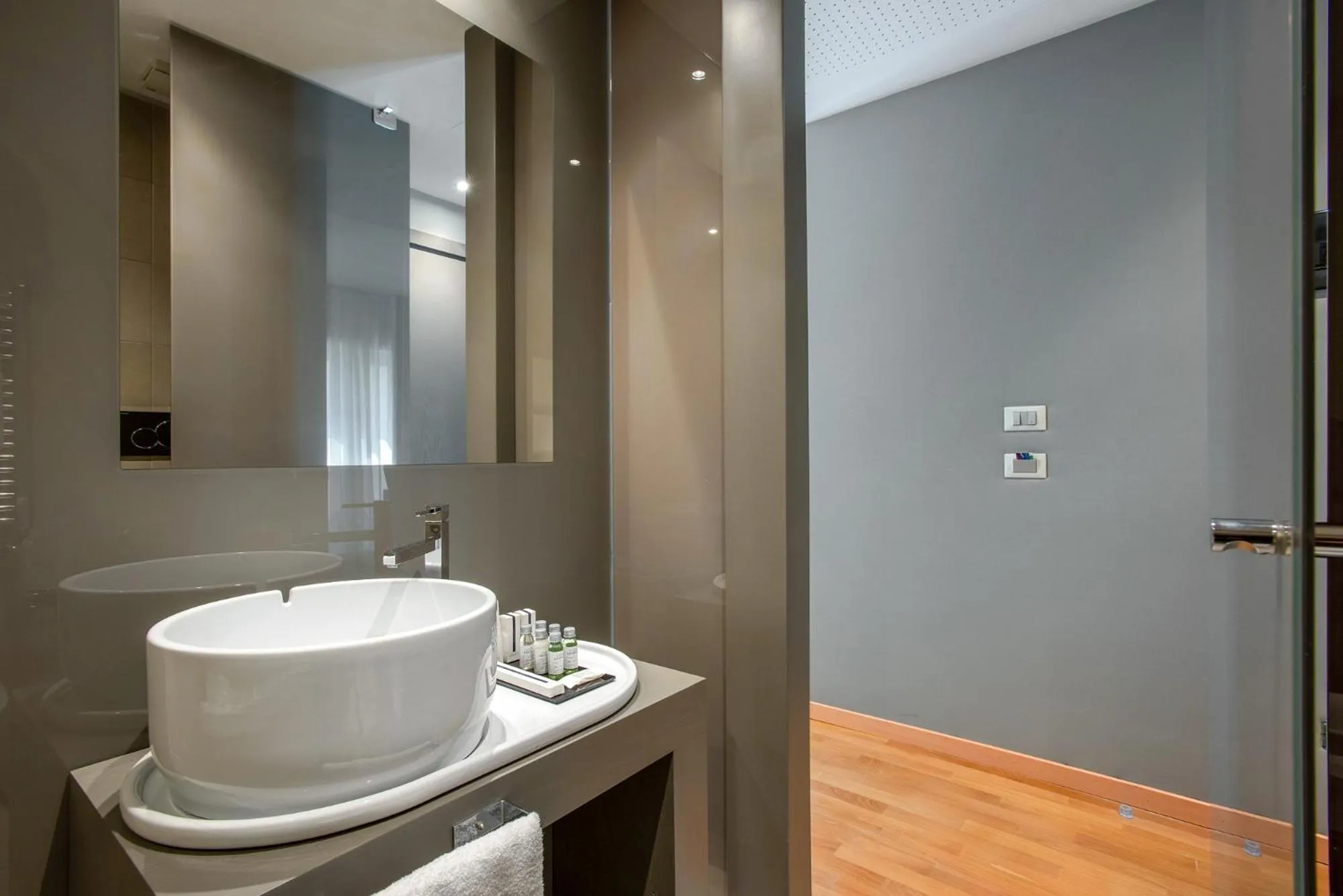 Bathroom in Fortyfive Squared Hotel