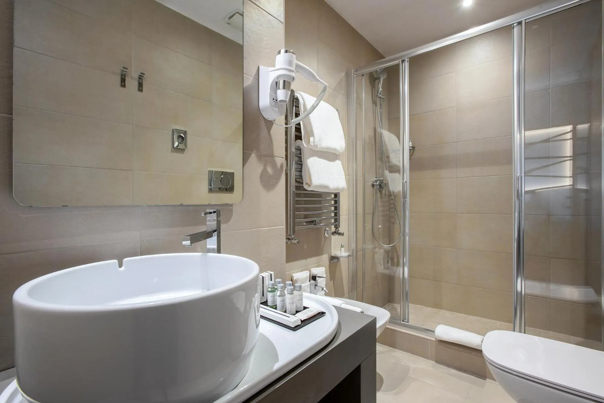 Bathroom in Fortyfive Squared Hotel