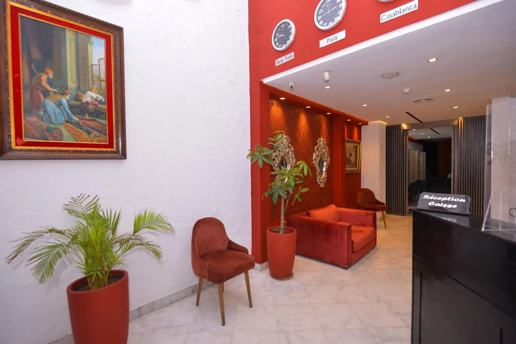Lobby or reception in Le 135 appart hotel